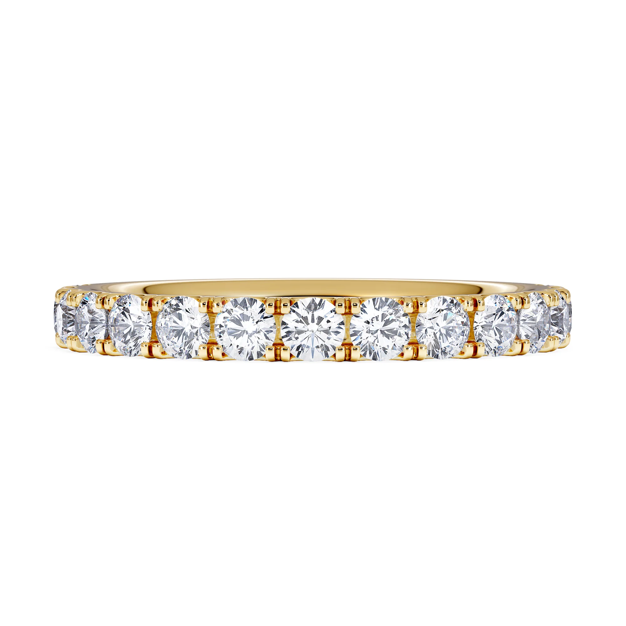 15 Stone Chloe 18K Gold Diamond Eternity Ring 1.00ct H/Si - Image 6