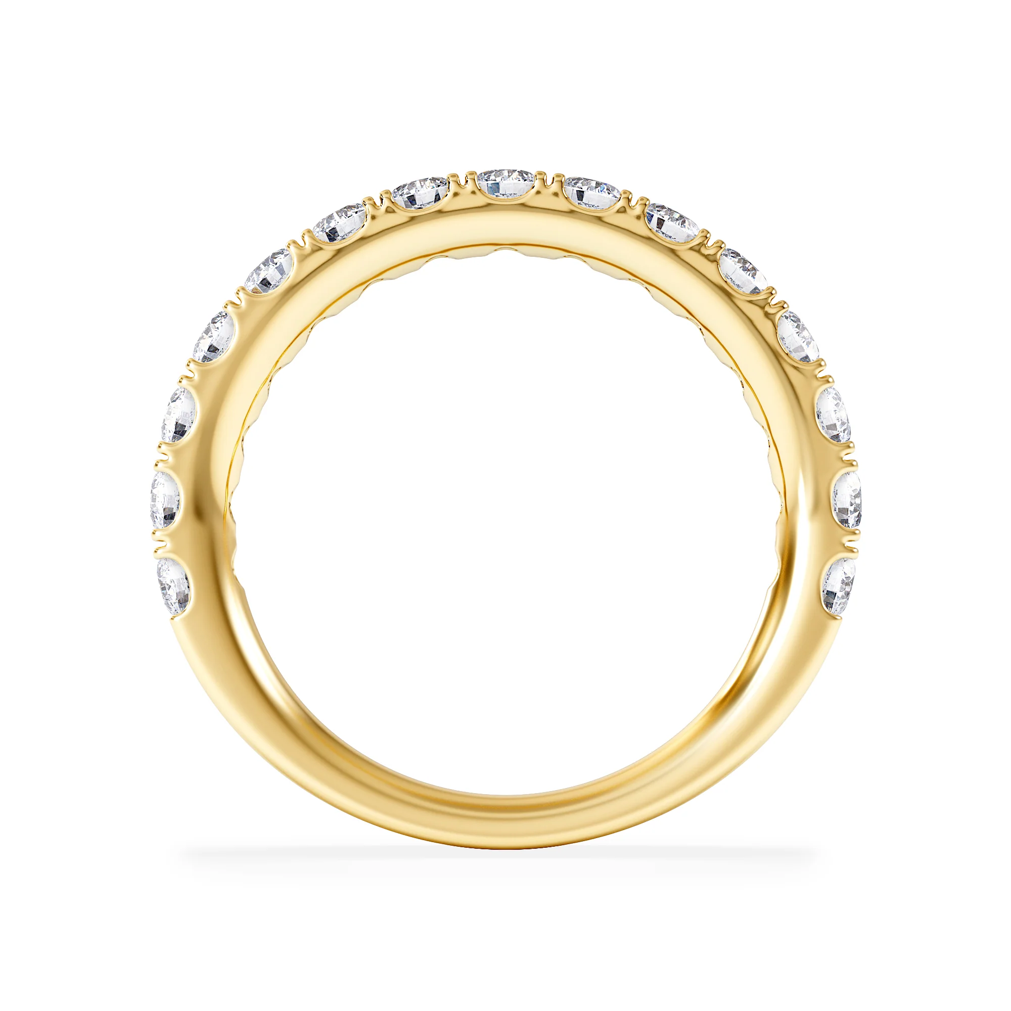 15 Stone Chloe 18K Gold Lab Diamond Eternity Ring 1.00ct G/Vs - Image 3