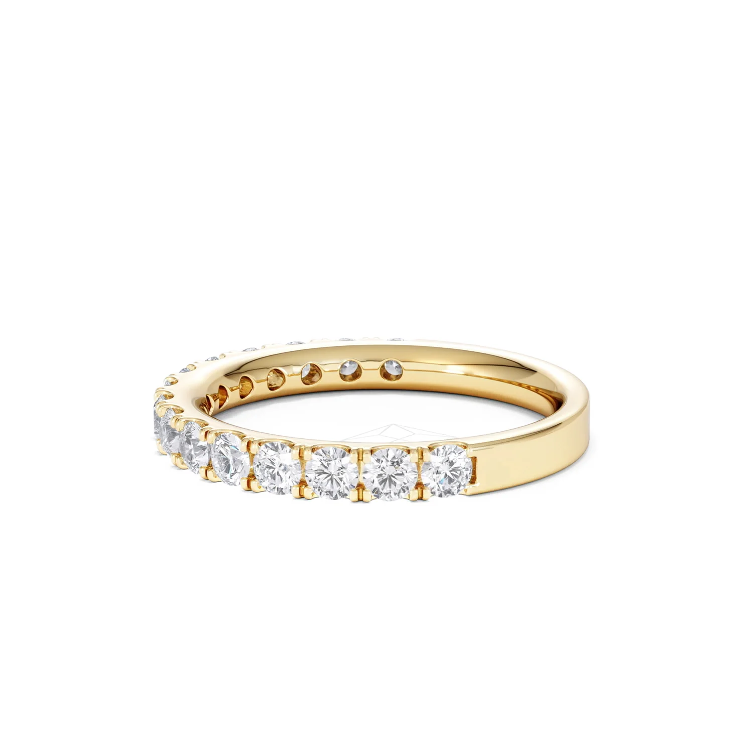 15 Stone Chloe 18K Gold Lab Diamond Eternity Ring 1.00ct G/Vs - Image 69