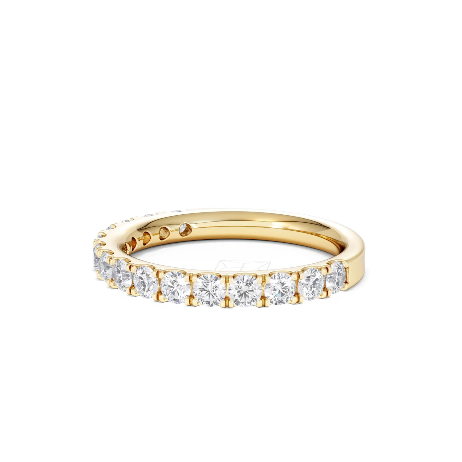 15 Stone Chloe 18K Gold Lab Diamond Eternity Ring 1.00ct G/Vs - Image 76