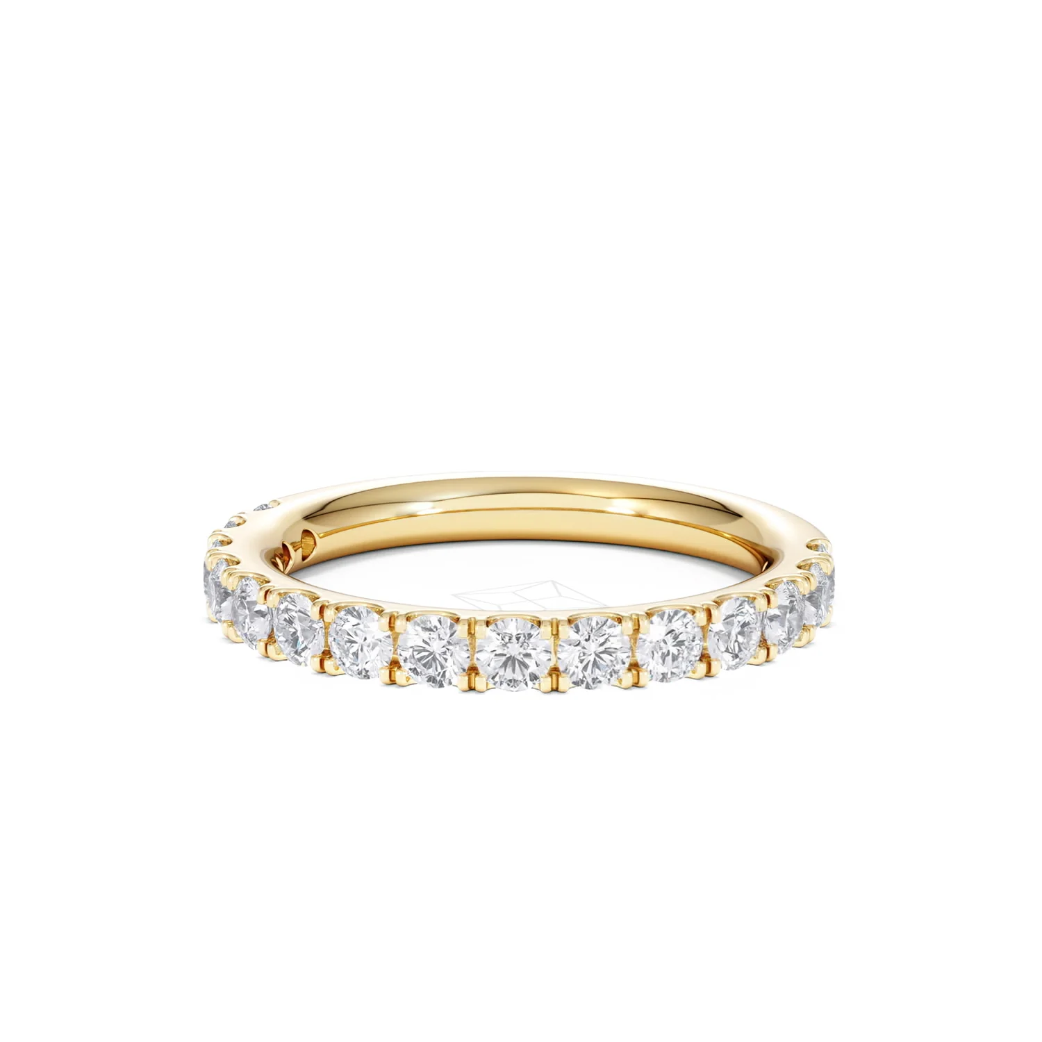15 Stone Chloe 18K Gold Lab Diamond Eternity Ring 1.00ct G/Vs - Image 84