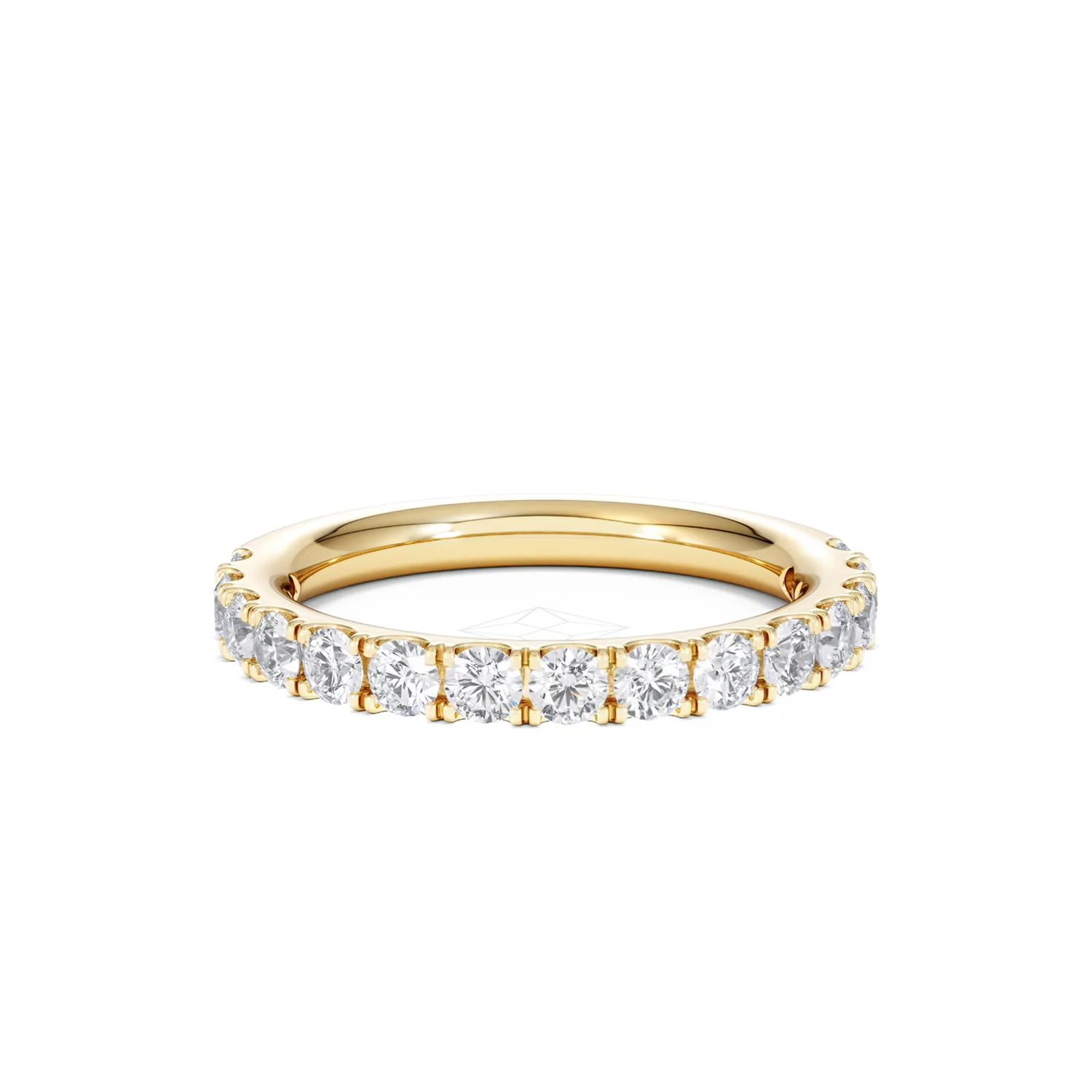 15 Stone Chloe 18K Gold Lab Diamond Eternity Ring 1.00ct G/Vs - Image 9