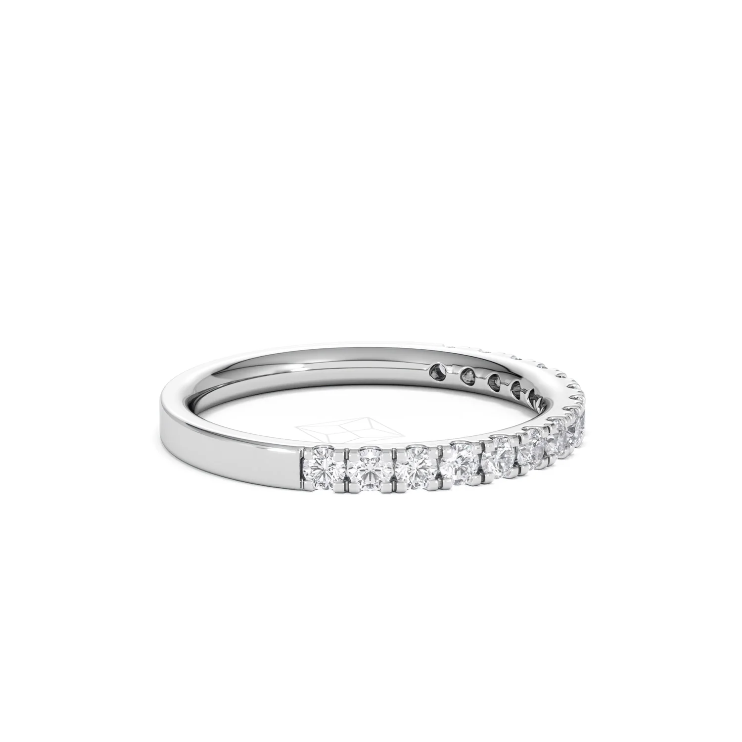 15 Stone Chloe 18K White Gold Diamond Eternity Ring 0.50ct G/Vs - Image 26