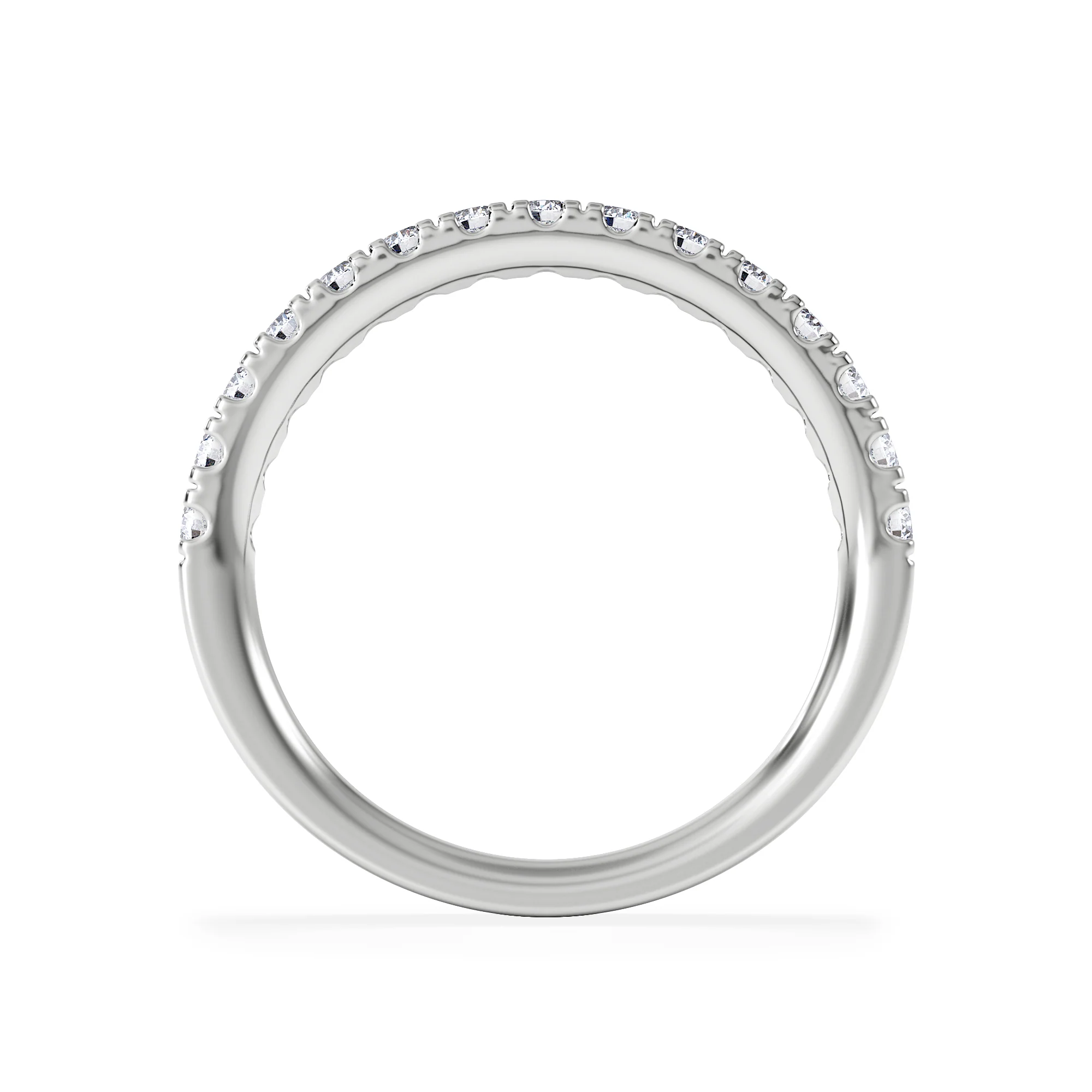 15 Stone Chloe 18K White Gold Diamond Eternity Ring 0.50ct G/Vs - Image 3