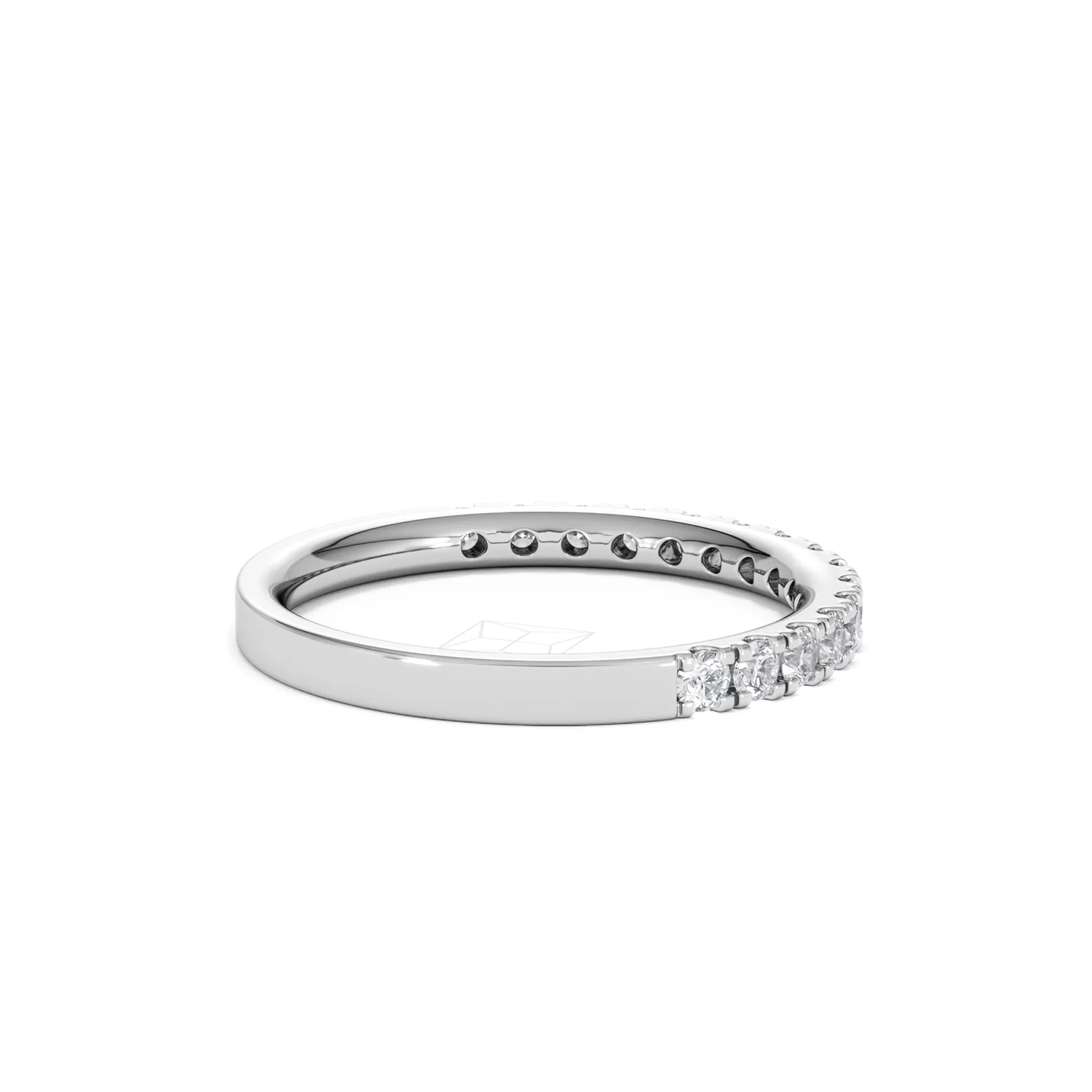15 Stone Chloe 18K White Gold Diamond Eternity Ring 0.50ct G/Vs - Image 35