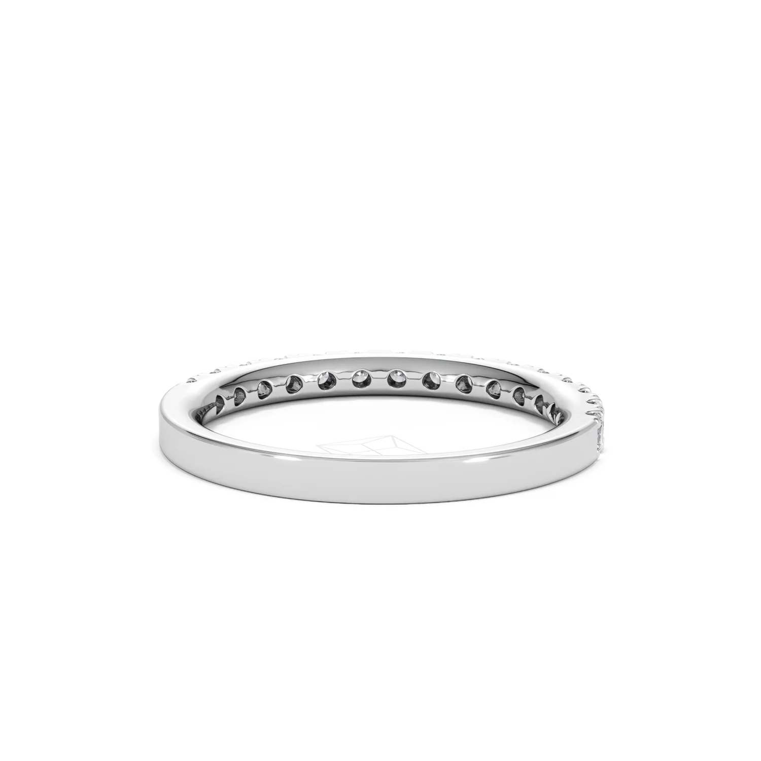 15 Stone Chloe 18K White Gold Diamond Eternity Ring 0.50ct G/Vs - Image 46