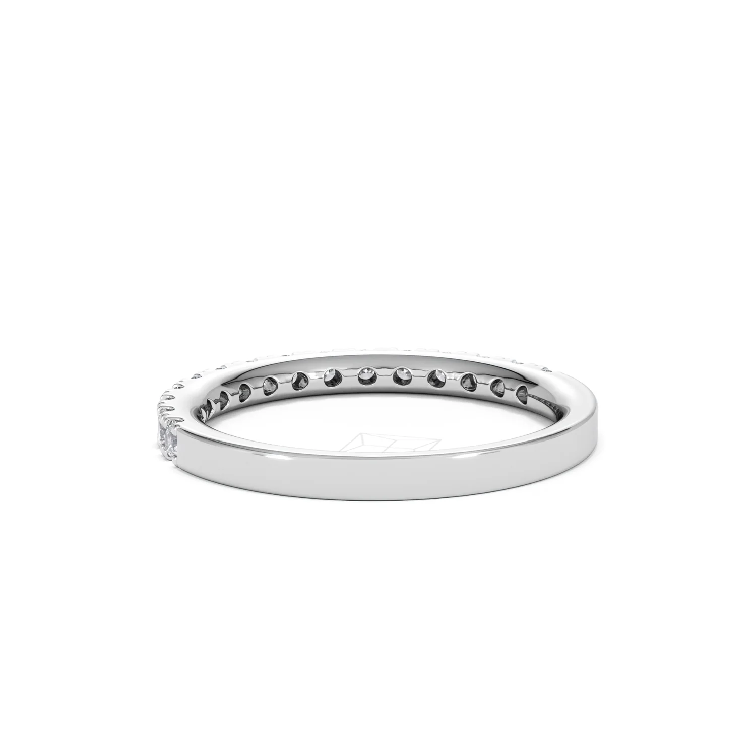 15 Stone Chloe 18K White Gold Diamond Eternity Ring 0.50ct G/Vs - Image 56