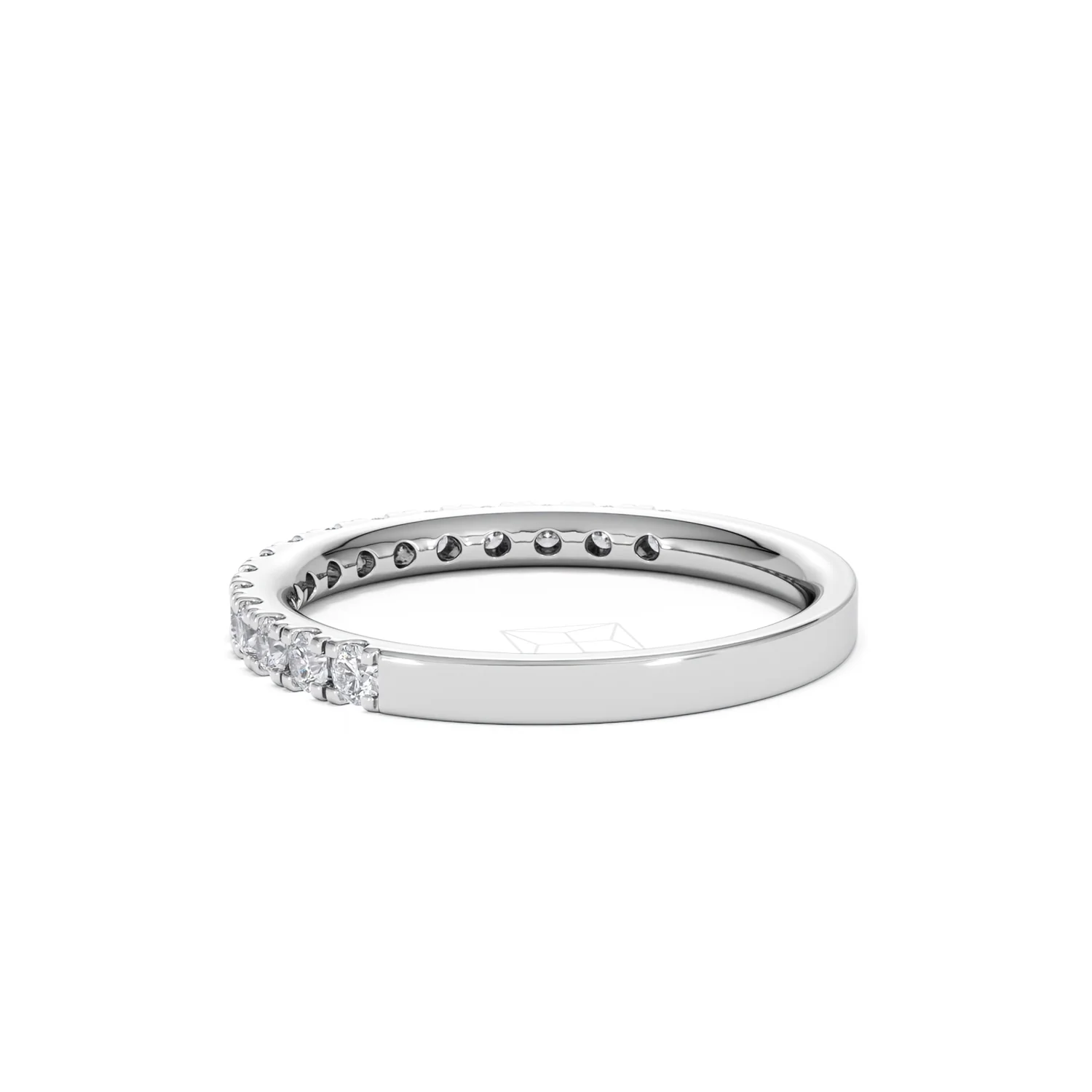 15 Stone Chloe 18K White Gold Diamond Eternity Ring 0.50ct G/Vs - Image 63