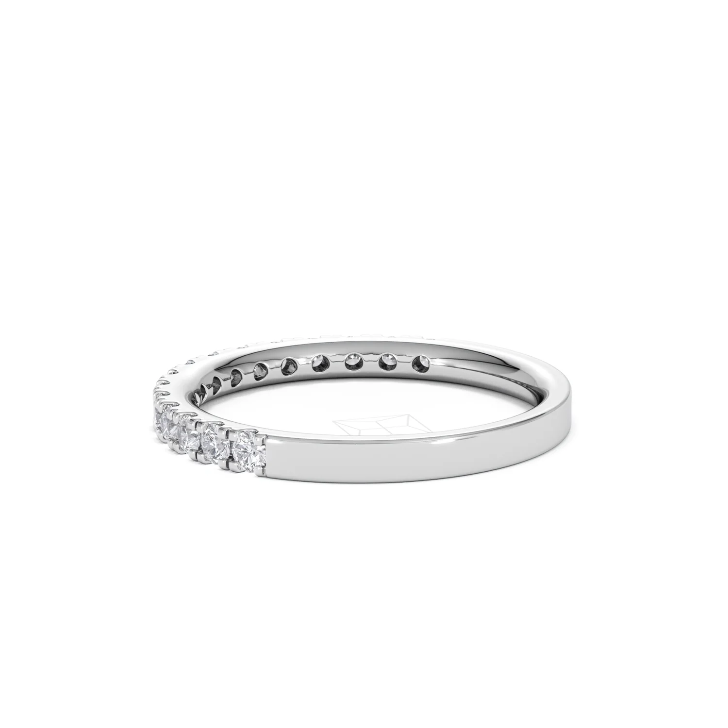 15 Stone Chloe 18K White Gold Diamond Eternity Ring 0.50ct G/Vs - Image 64