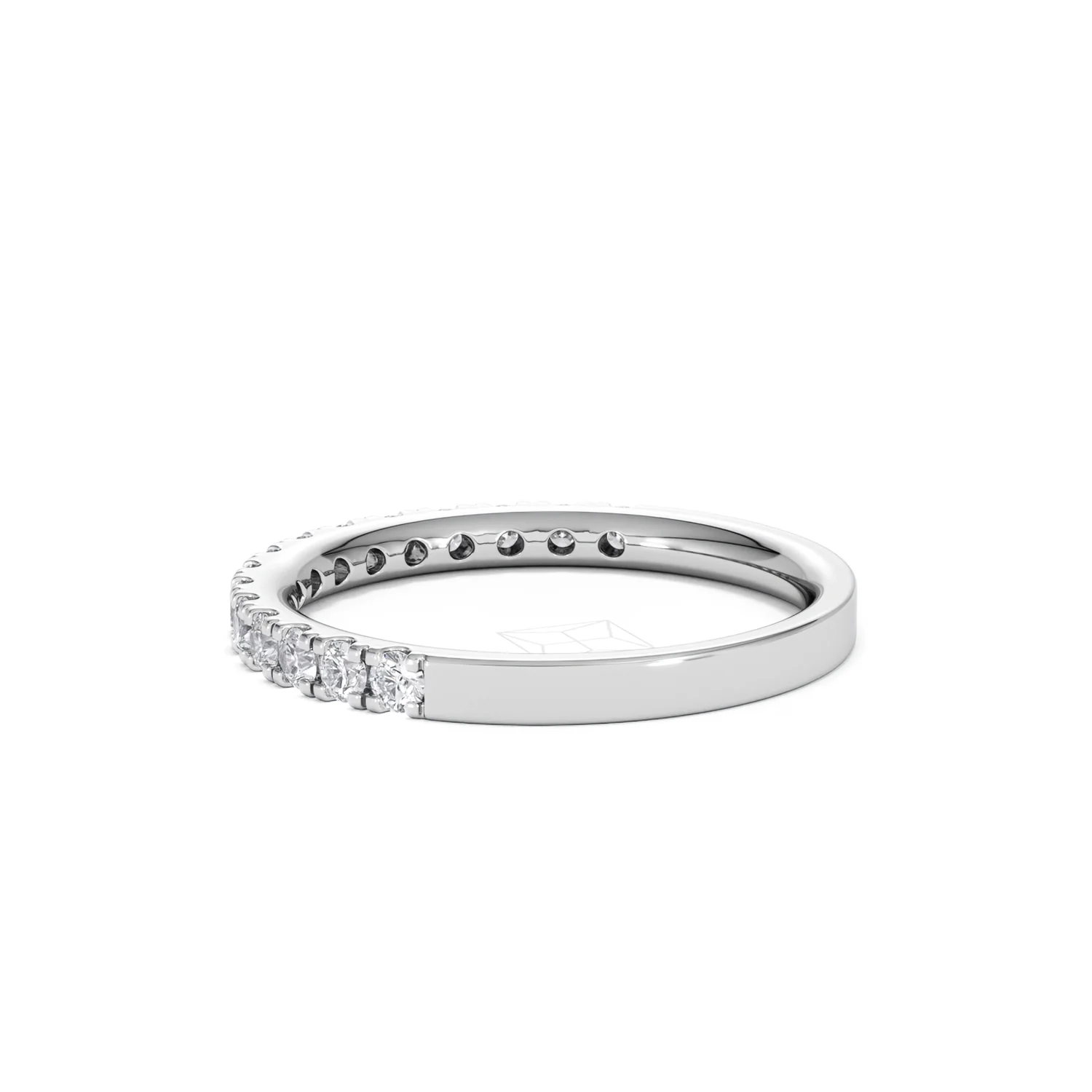 15 Stone Chloe 18K White Gold Diamond Eternity Ring 0.50ct G/Vs - Image 65