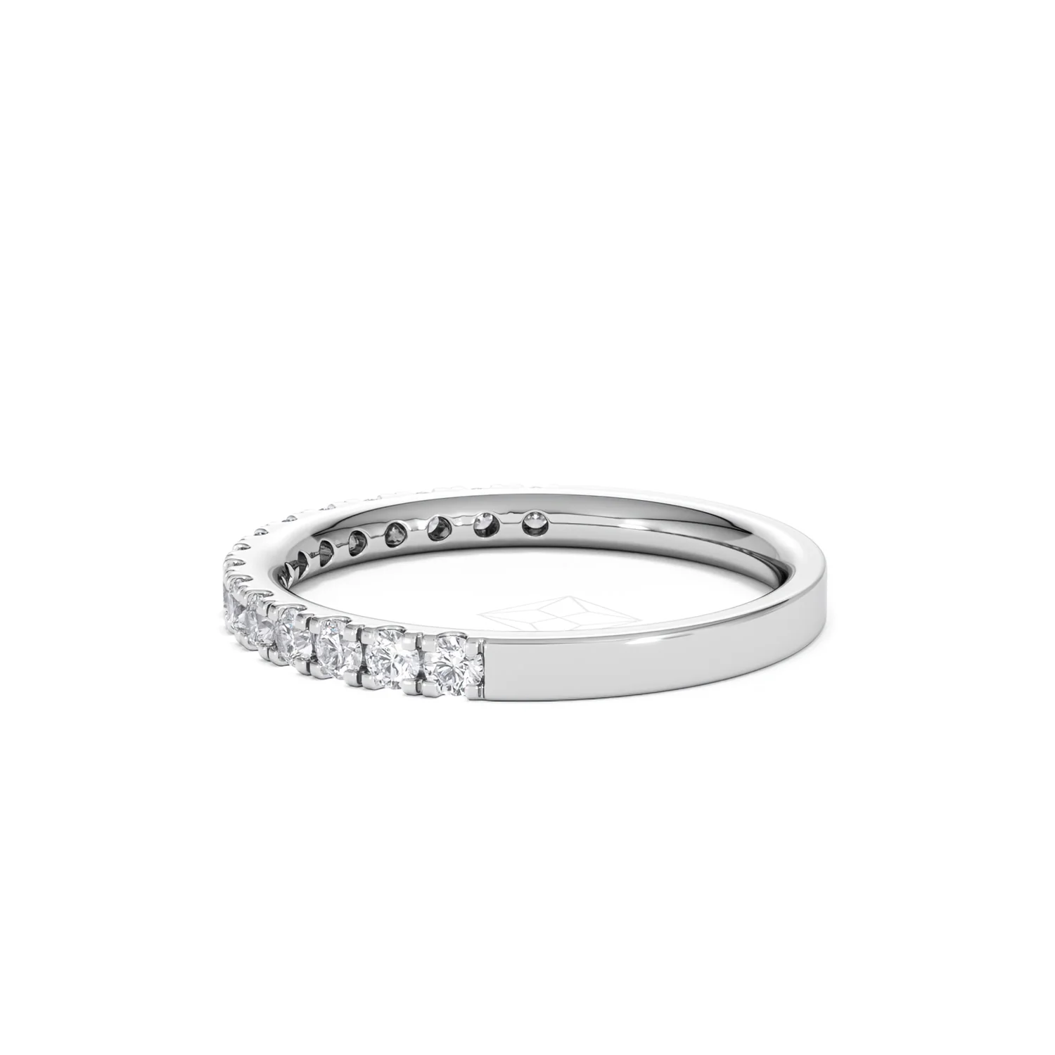 15 Stone Chloe 18K White Gold Diamond Eternity Ring 0.50ct G/Vs - Image 68