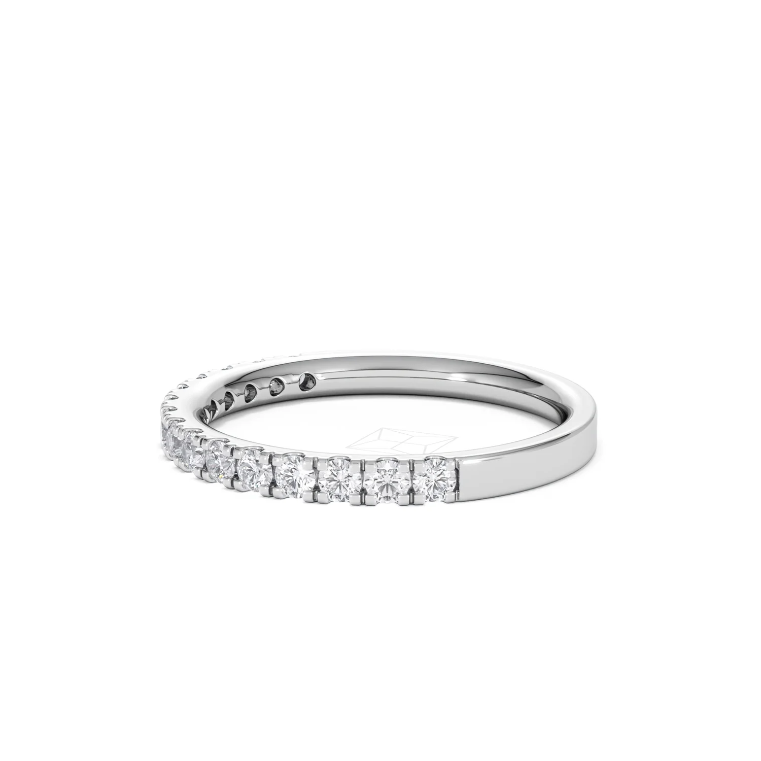 15 Stone Chloe 18K White Gold Diamond Eternity Ring 0.50ct G/Vs - Image 74
