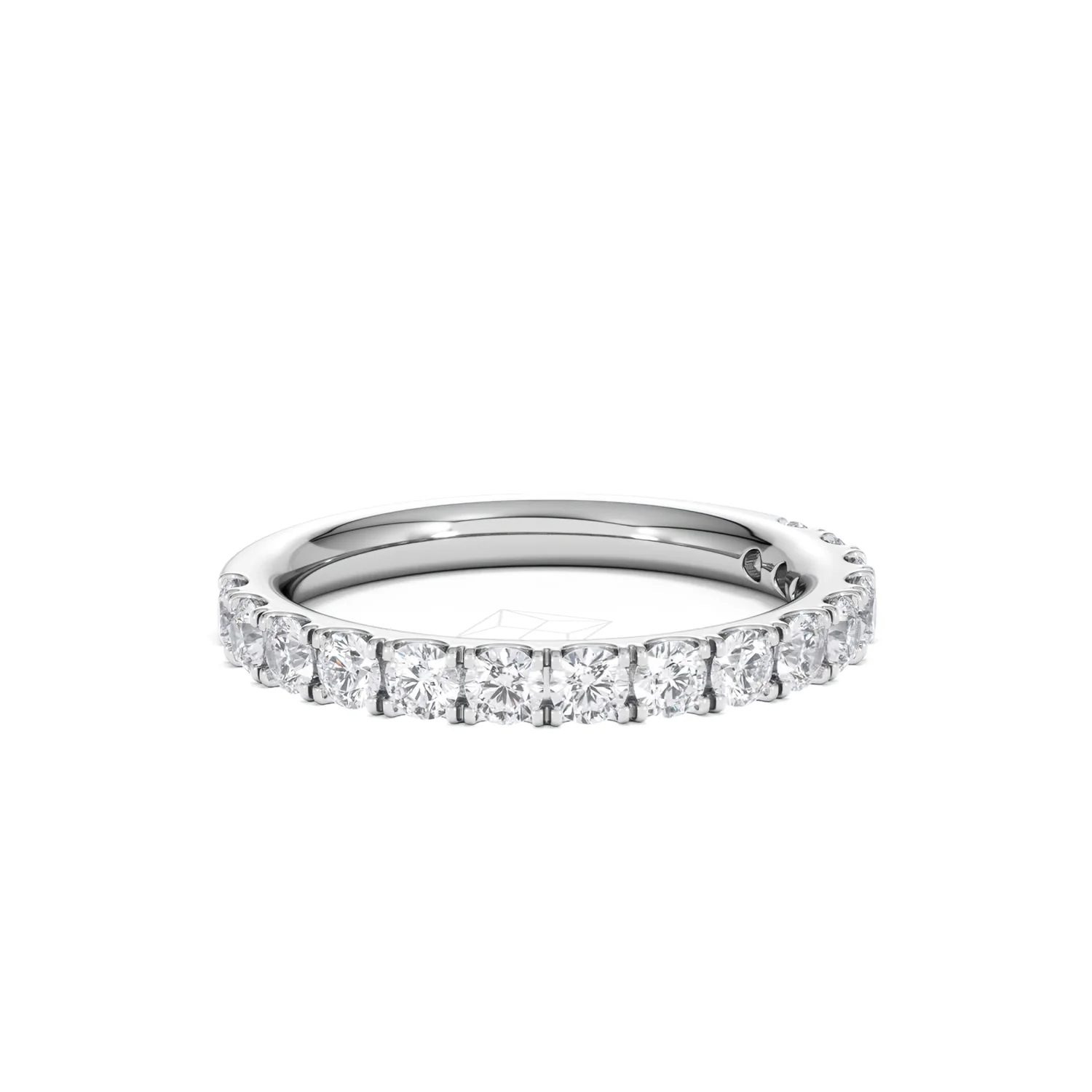 15 Stone Chloe 18K White Gold Diamond Eternity Ring 1.00ct H/Si - Image 15