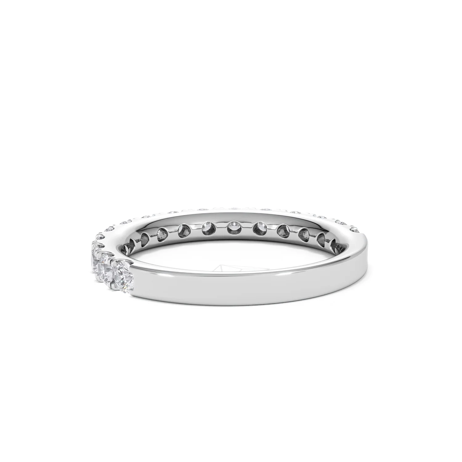 15 Stone Chloe 18K White Gold Diamond Eternity Ring 1.00ct H/Si - Image 56