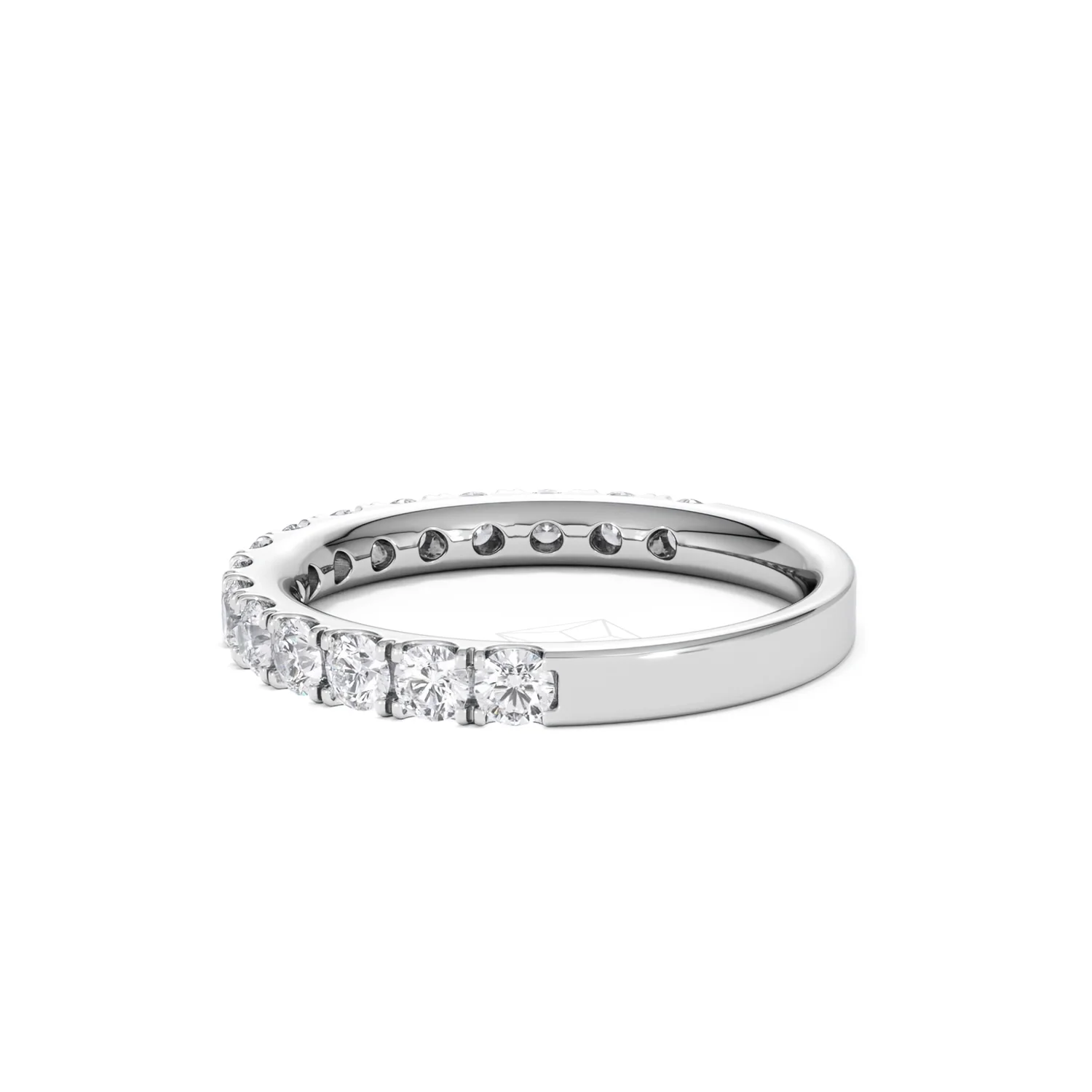 15 Stone Chloe 18K White Gold Diamond Eternity Ring 1.00ct H/Si - Image 66