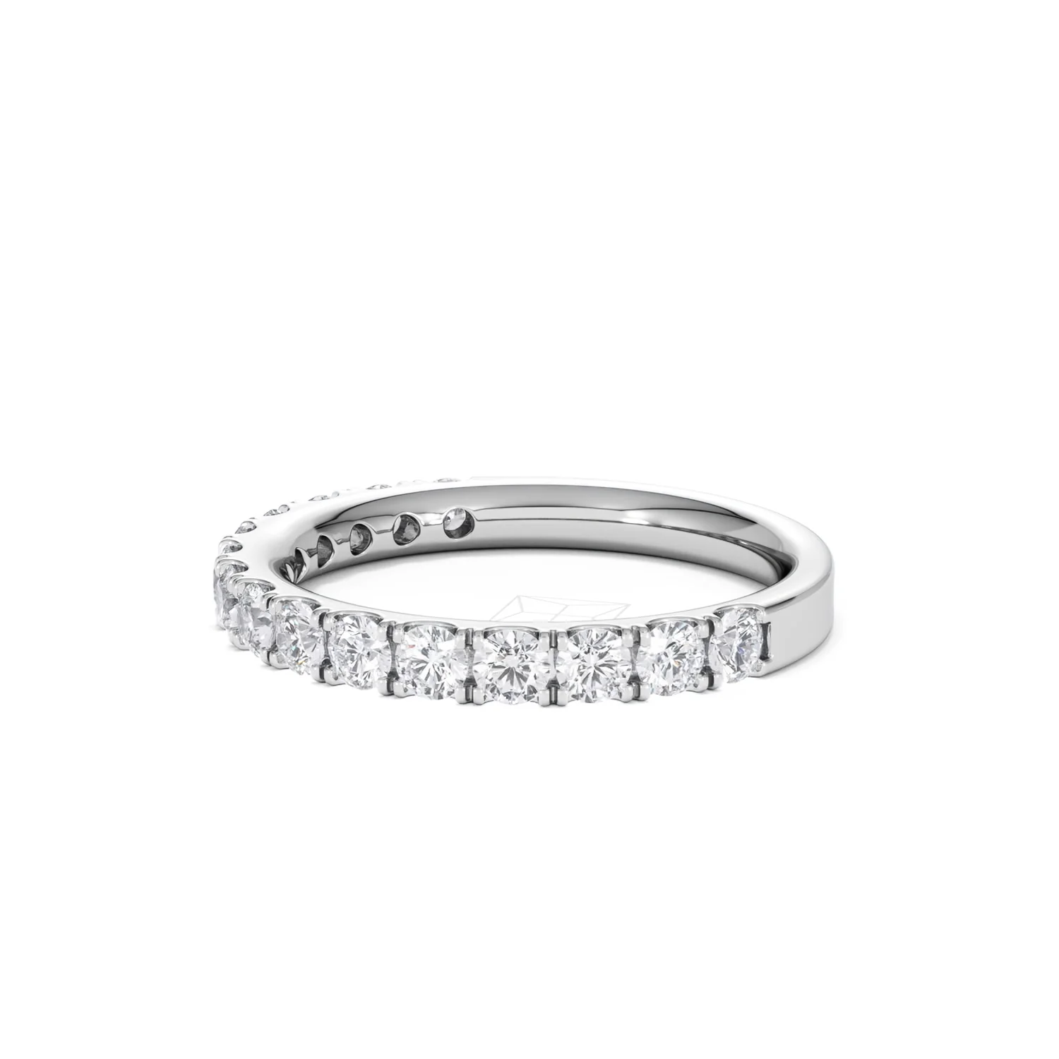 15 Stone Chloe 18K White Gold Diamond Eternity Ring 1.00ct H/Si - Image 76