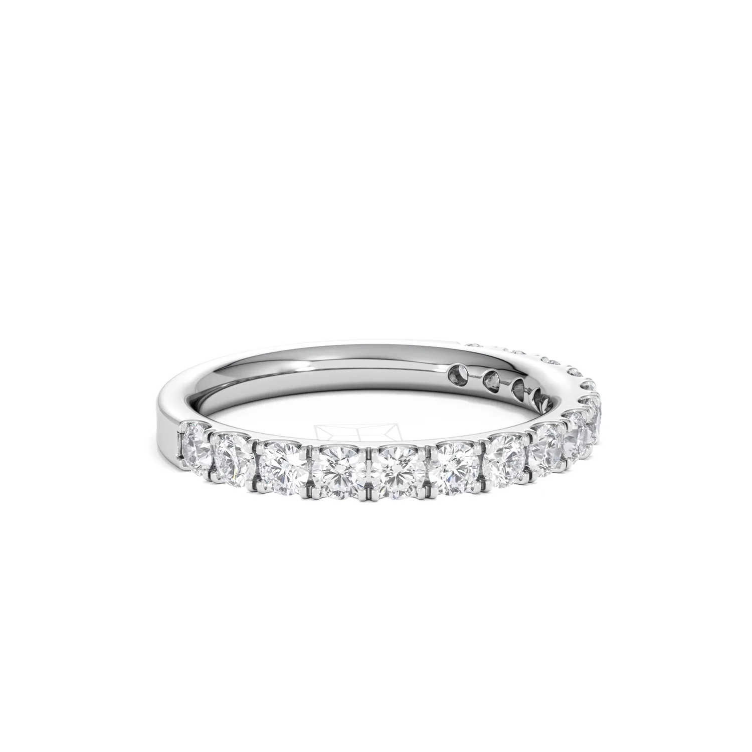 15 Stone Chloe 18K White Gold Lab Diamond Eternity Ring 1.00ct G/Vs - Image 21