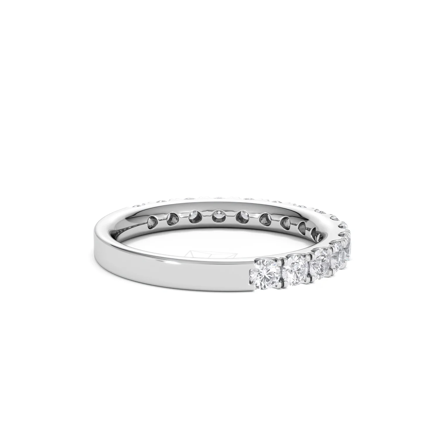 15 Stone Chloe 18K White Gold Lab Diamond Eternity Ring 1.00ct G/Vs - Image 37