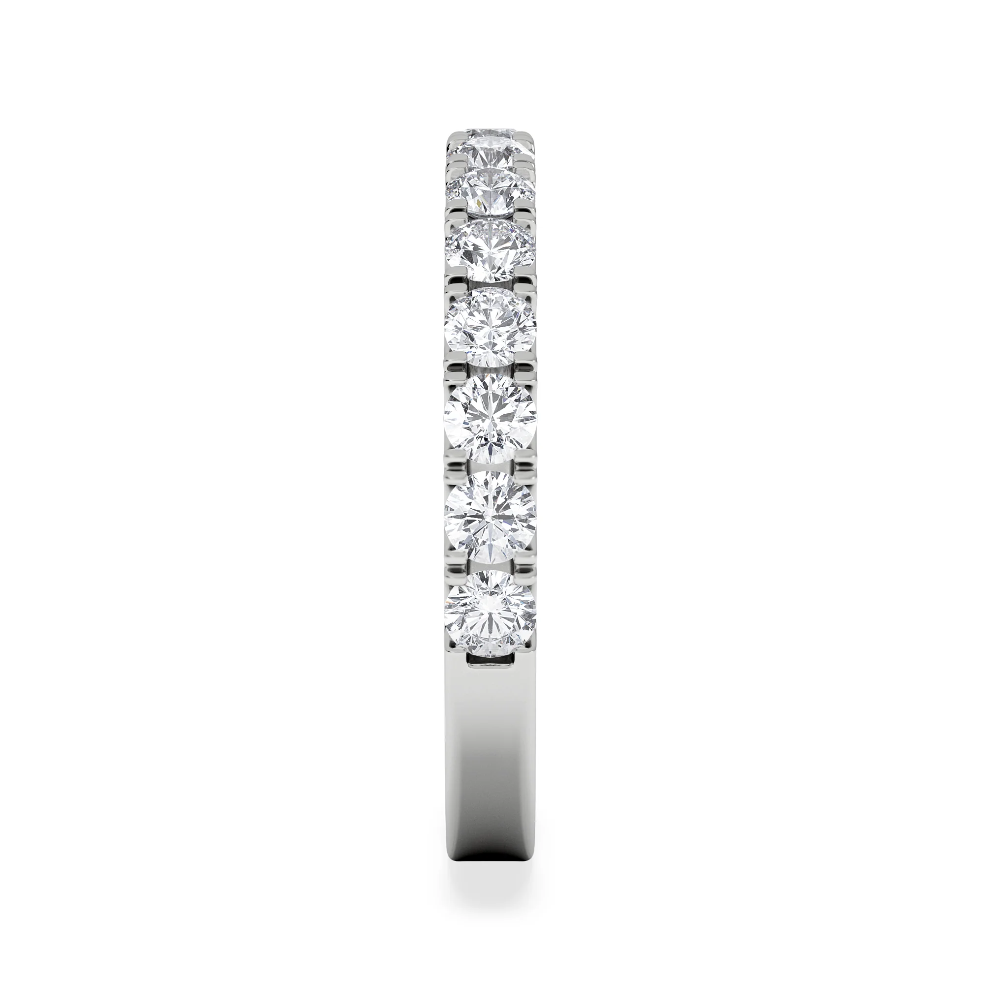 15 Stone Chloe 18K White Gold Lab Diamond Eternity Ring 1.00ct G/Vs - Image 5