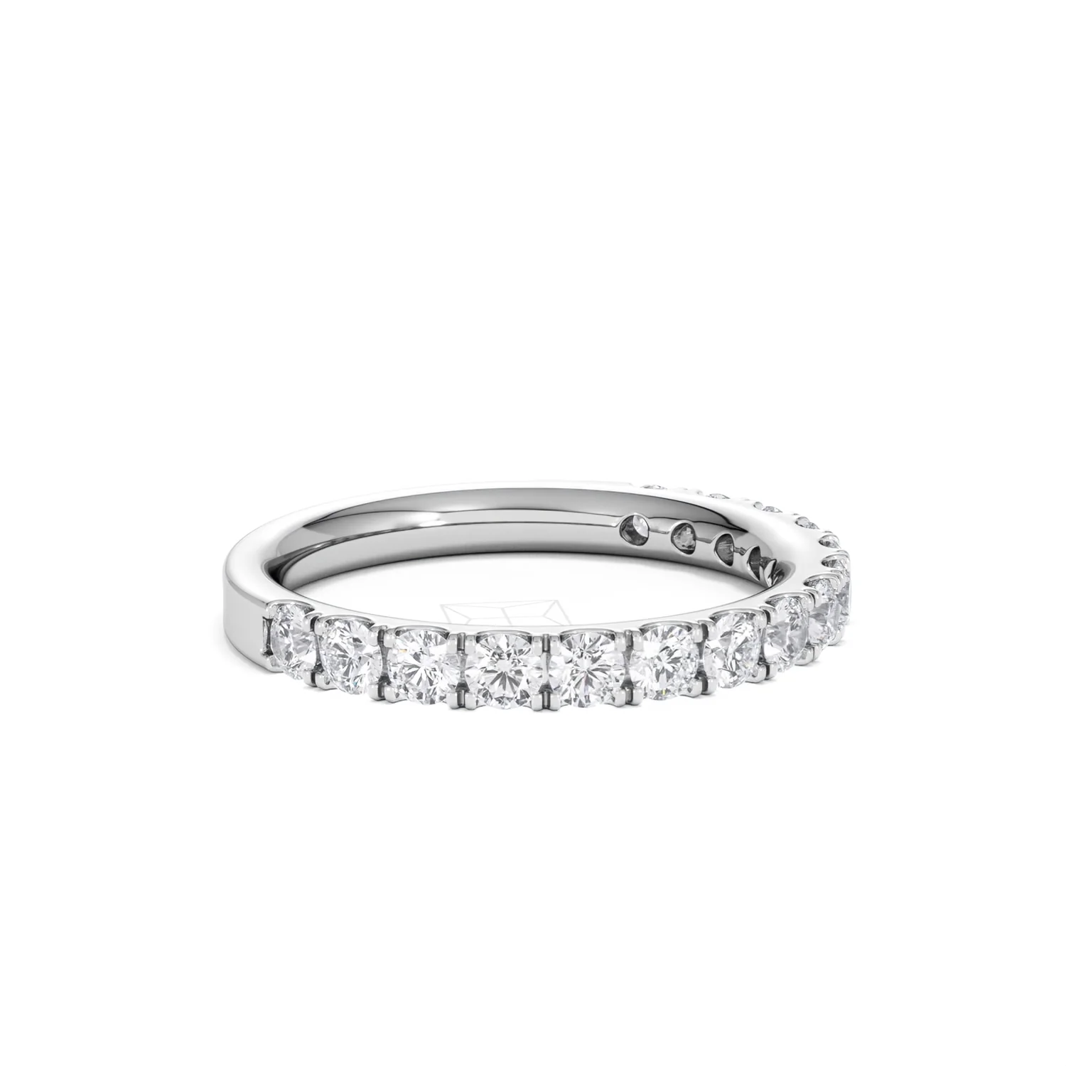 15 Stone Chloe Platinum Diamond Half Eternity Ring 1.00ct H/Si - Image 22
