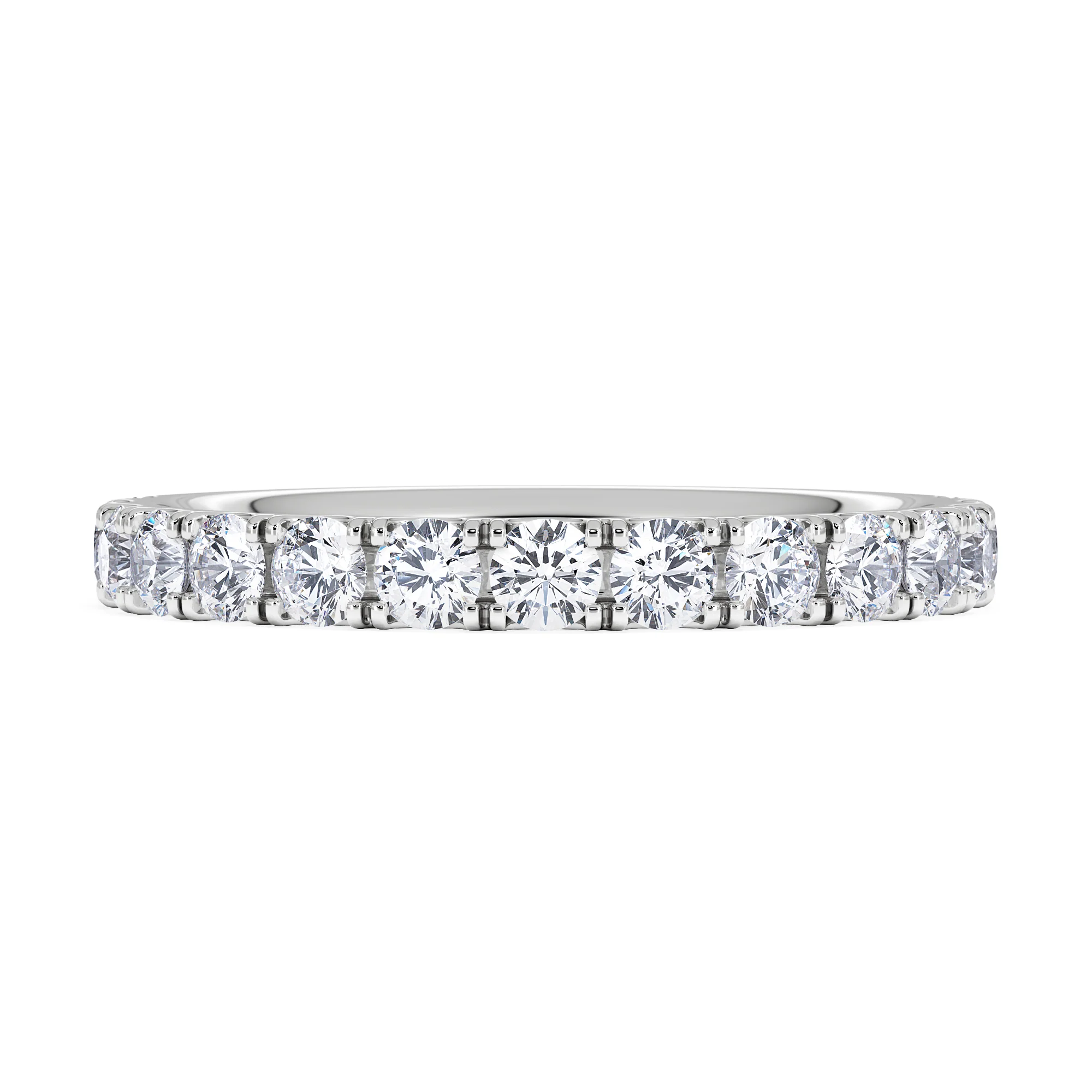 15 Stone Chloe Platinum Diamond Half Eternity Ring 1.00ct H/Si - Image 6