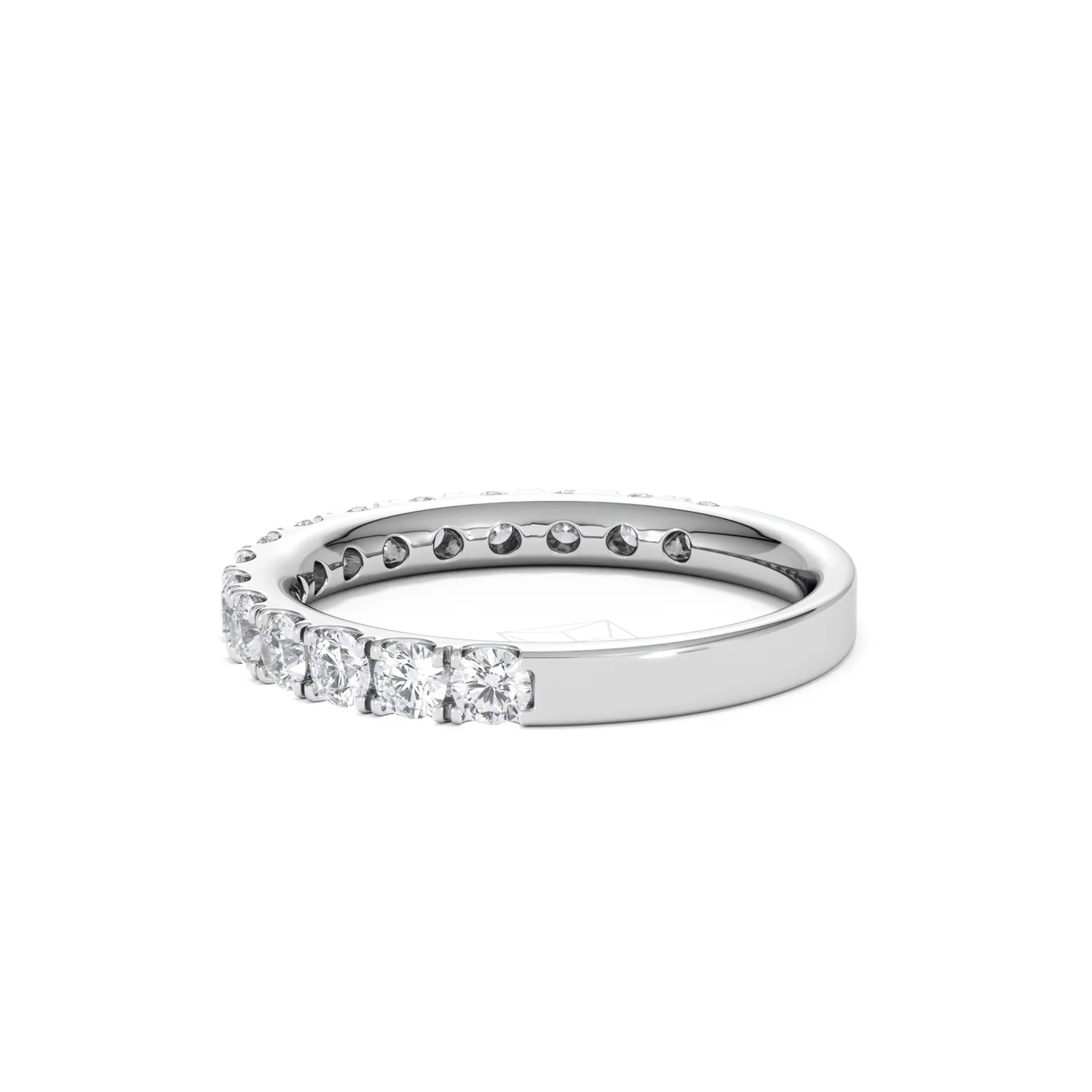 15 Stone Chloe Platinum Diamond Half Eternity Ring 1.00ct H/Si - Image 65