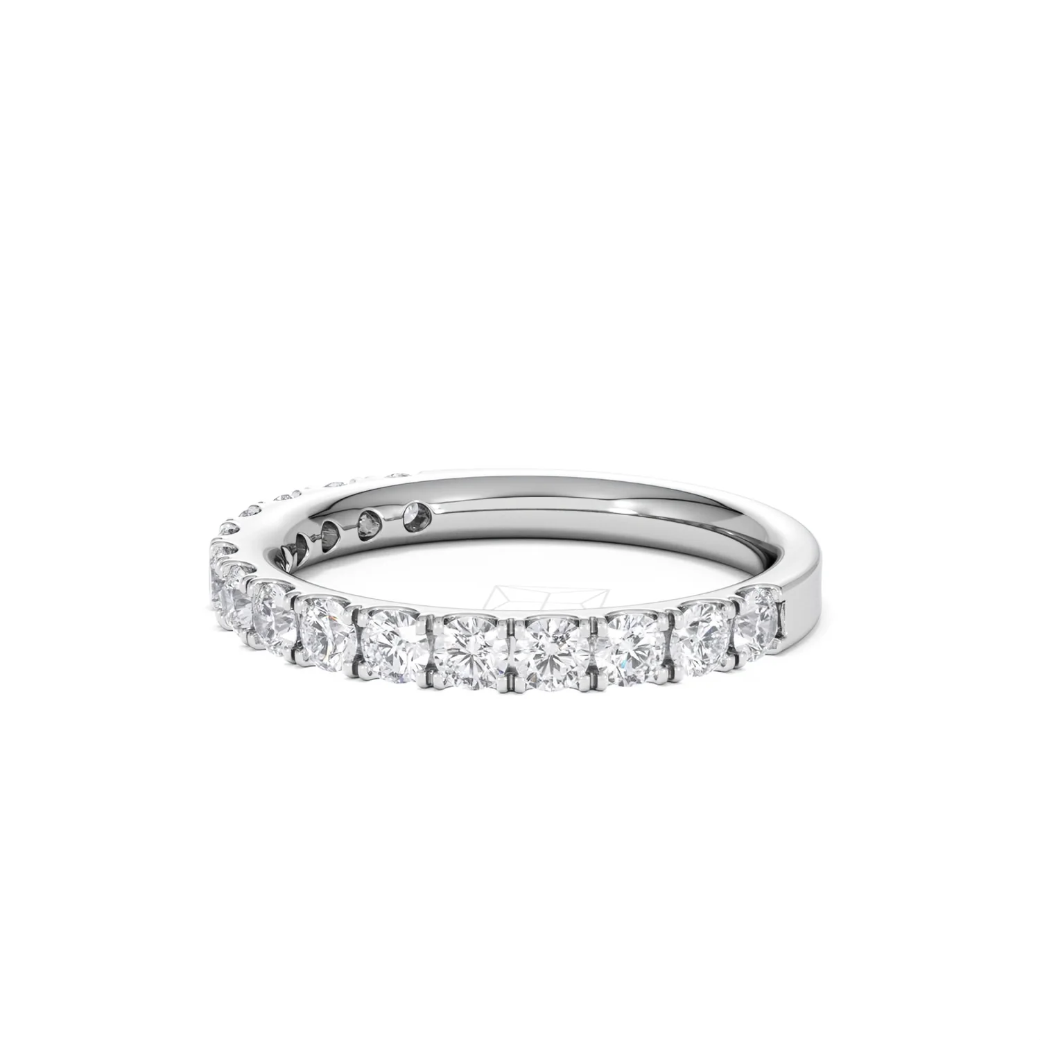 15 Stone Chloe Platinum Diamond Half Eternity Ring 1.00ct H/Si - Image 78