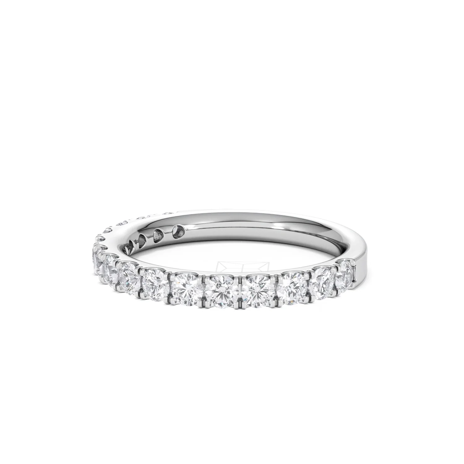 15 Stone Chloe Platinum Diamond Half Eternity Ring 1.00ct H/Si - Image 79