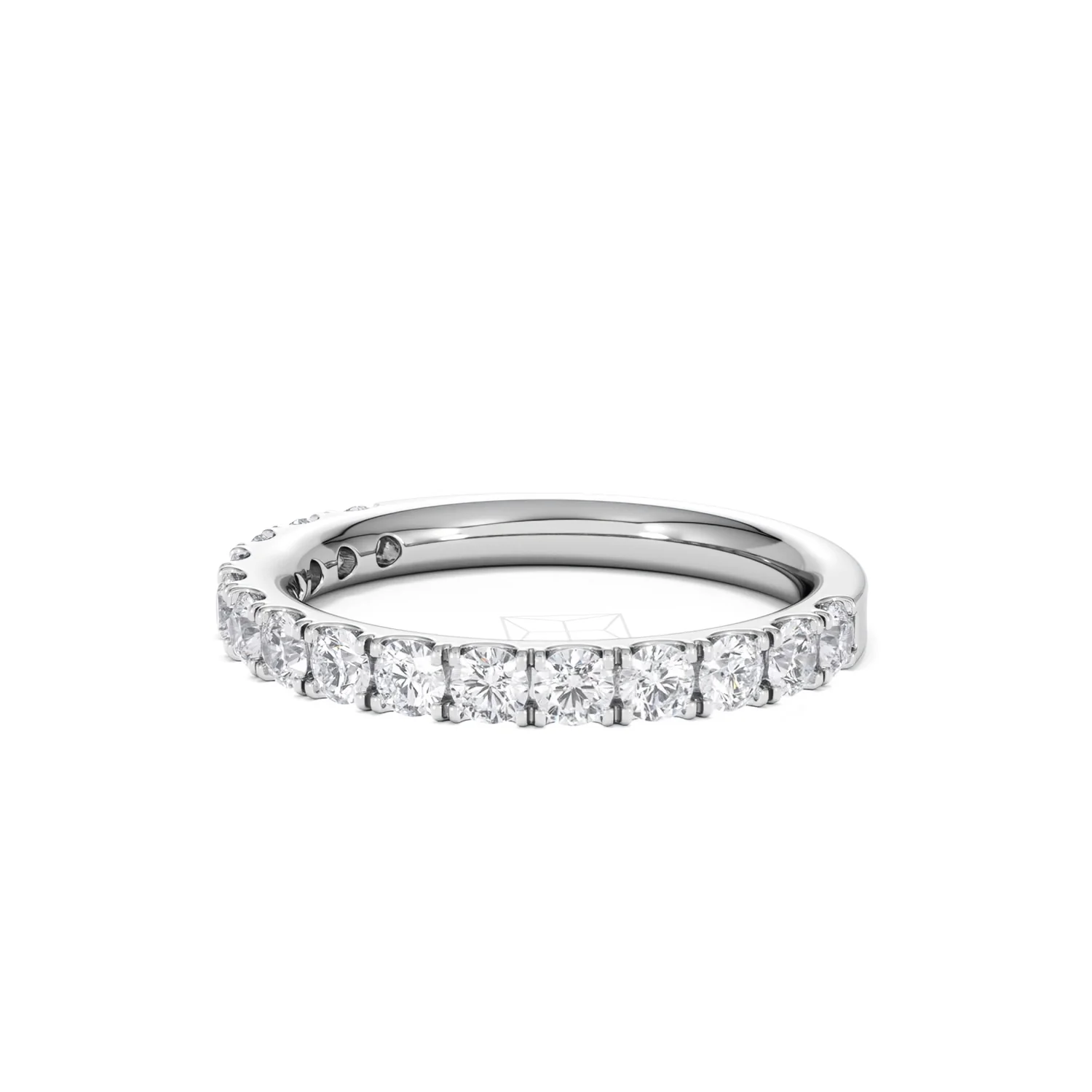 15 Stone Chloe Platinum Diamond Half Eternity Ring 1.00ct H/Si - Image 81