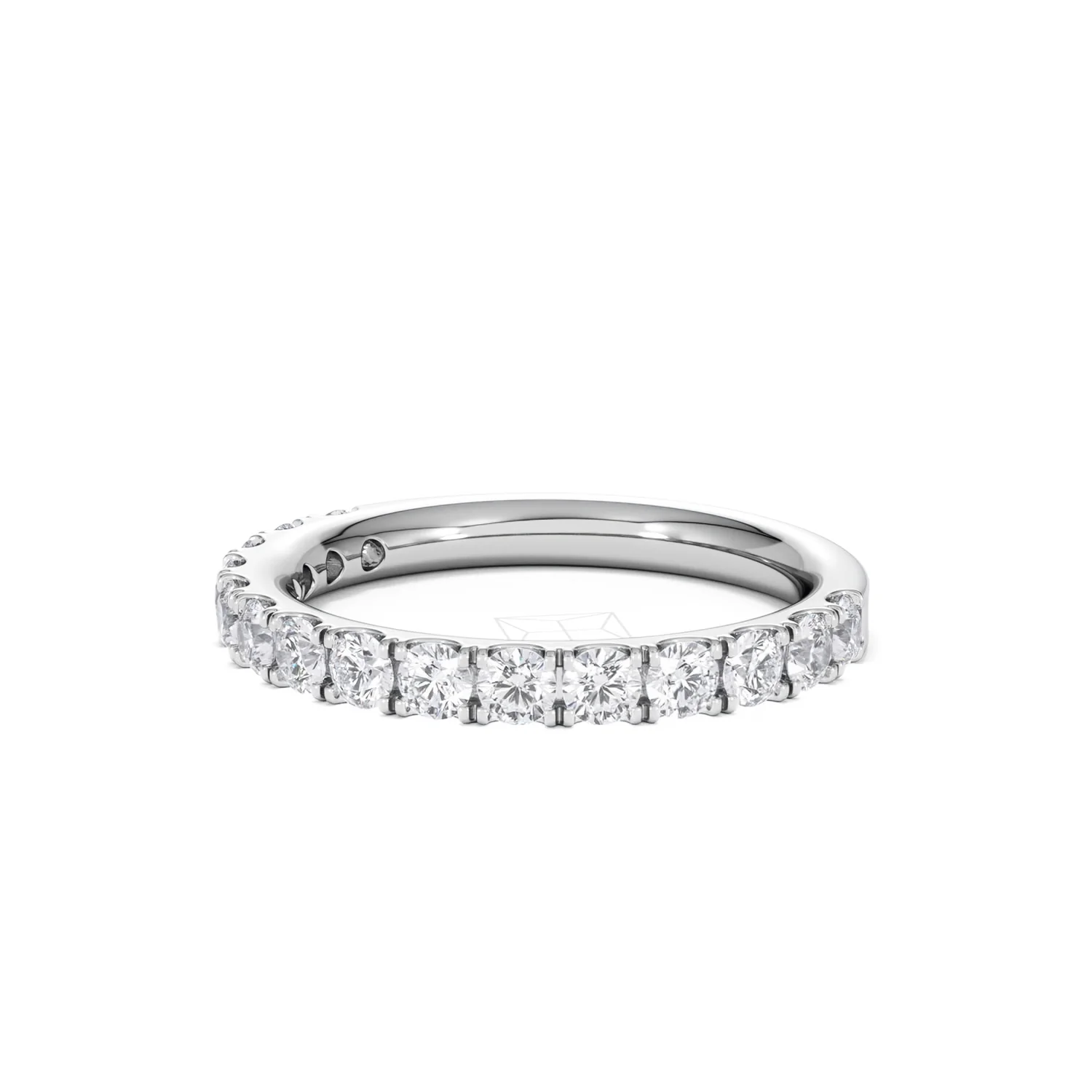 15 Stone Chloe Platinum Diamond Half Eternity Ring 1.00ct H/Si - Image 82