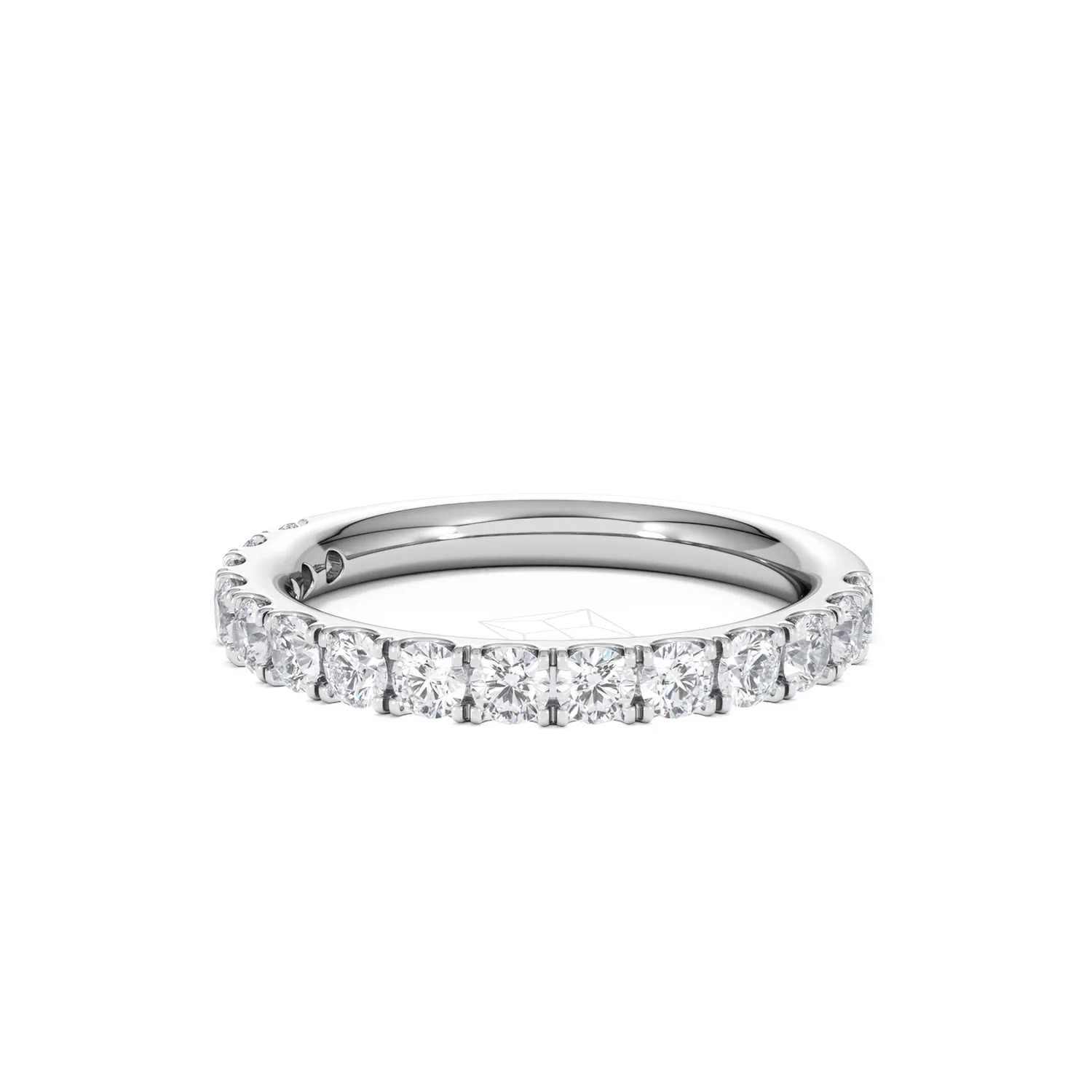 15 Stone Chloe Platinum Diamond Half Eternity Ring 1.00ct H/Si - Image 85