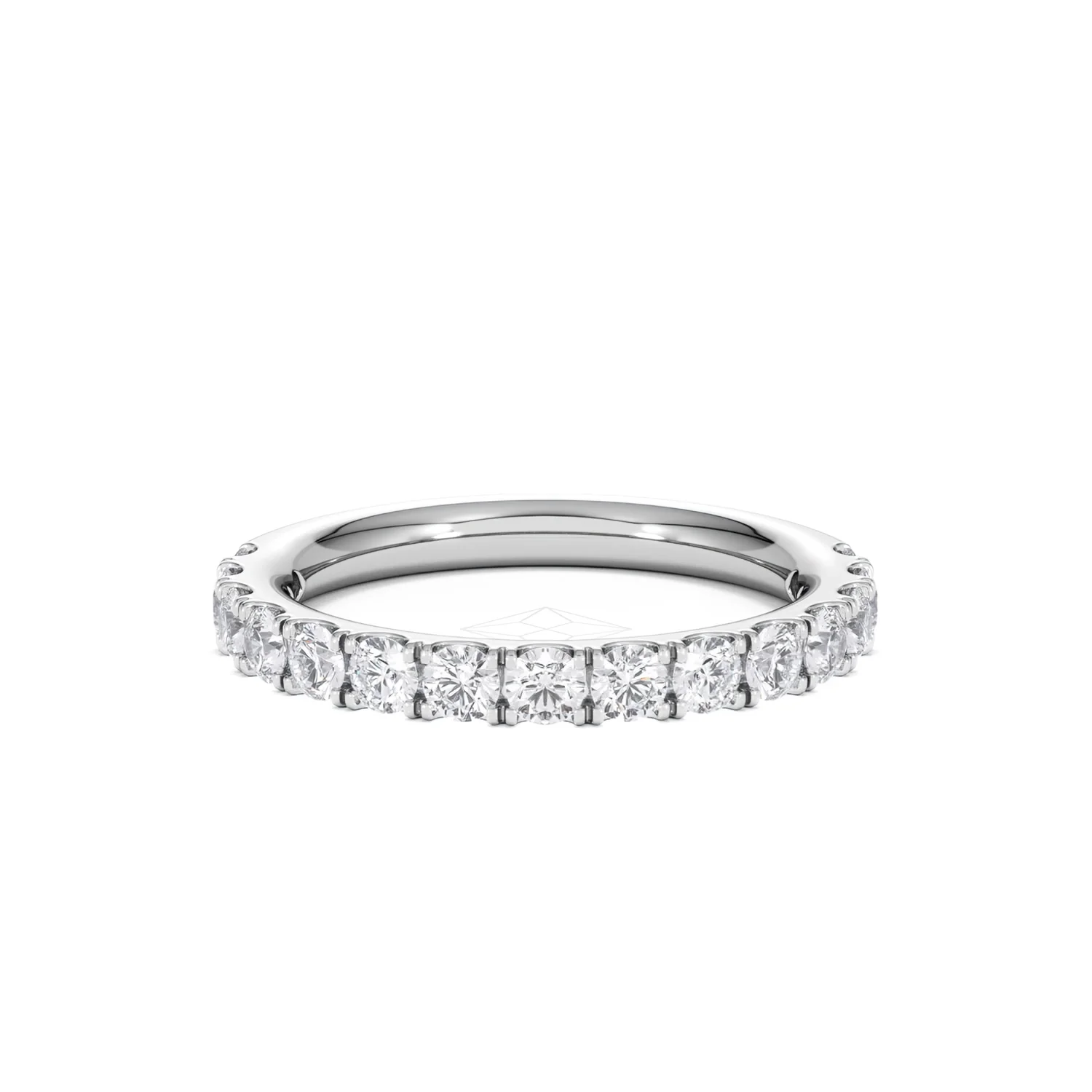 15 Stone Chloe Platinum Lab Diamond Half Eternity Ring 1.00ct G/Vs - Image 10