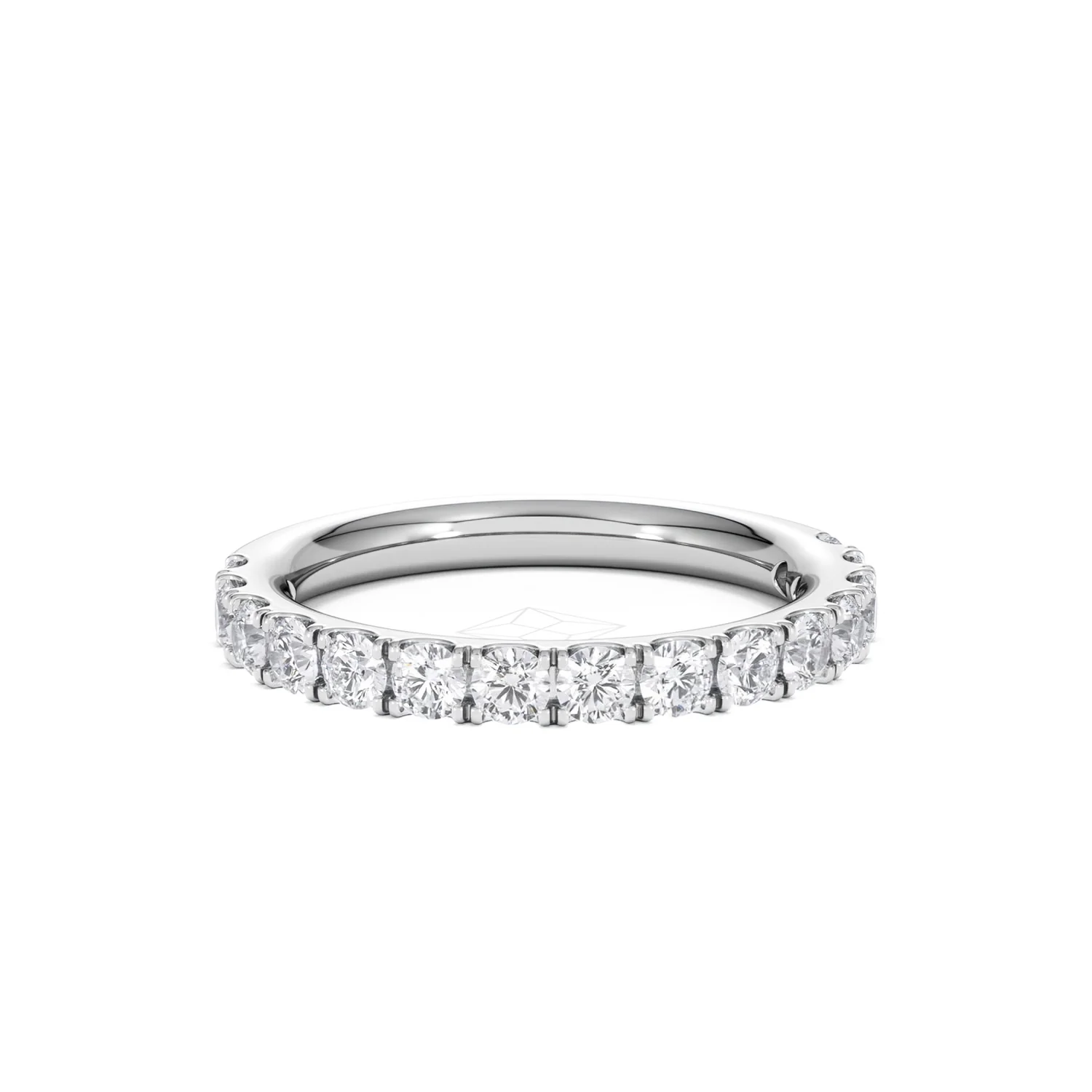 15 Stone Chloe Platinum Lab Diamond Half Eternity Ring 1.00ct G/Vs - Image 12