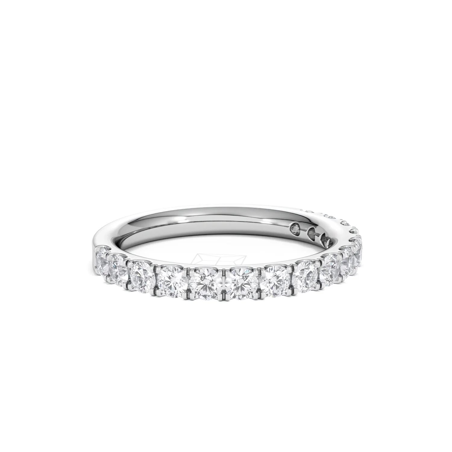 15 Stone Chloe Platinum Lab Diamond Half Eternity Ring 1.00ct G/Vs - Image 18