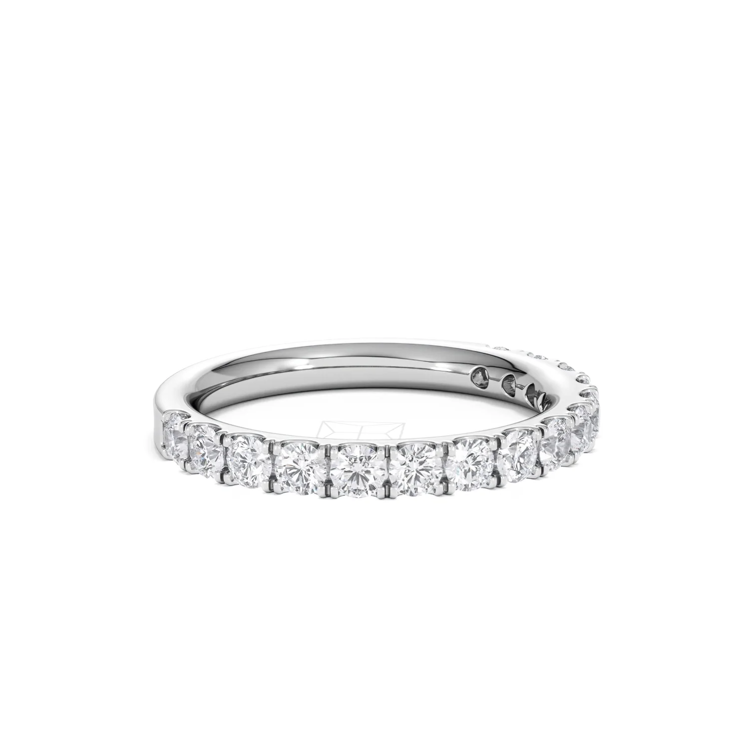 15 Stone Chloe Platinum Lab Diamond Half Eternity Ring 1.00ct G/Vs - Image 19