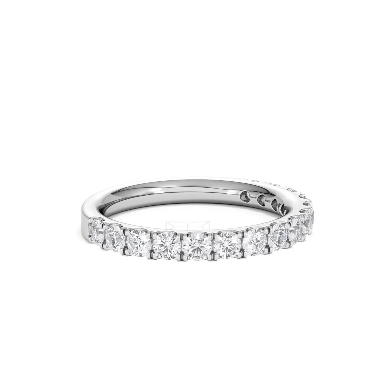 15 Stone Chloe Platinum Lab Diamond Half Eternity Ring 1.00ct G/Vs - Image 20