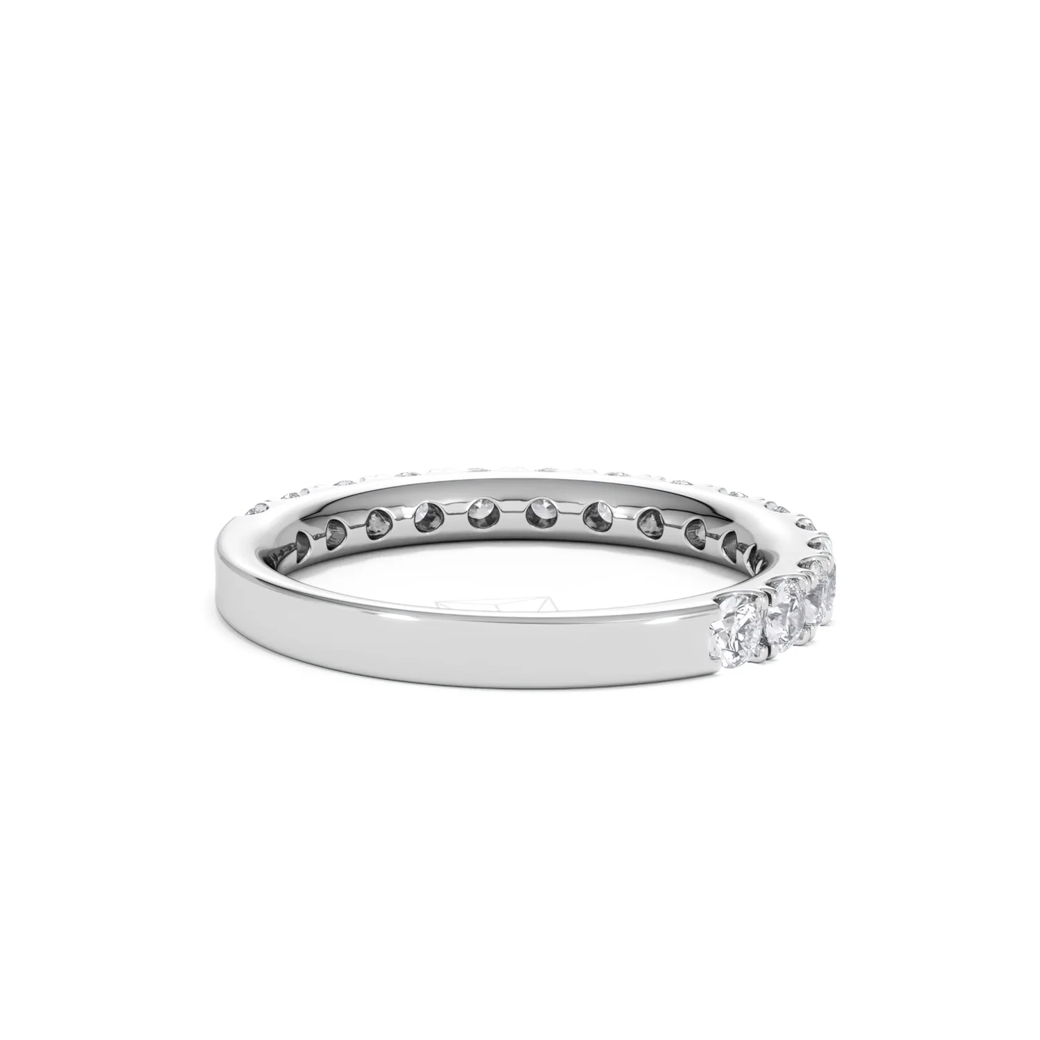 15 Stone Chloe Platinum Lab Diamond Half Eternity Ring 1.00ct G/Vs - Image 42