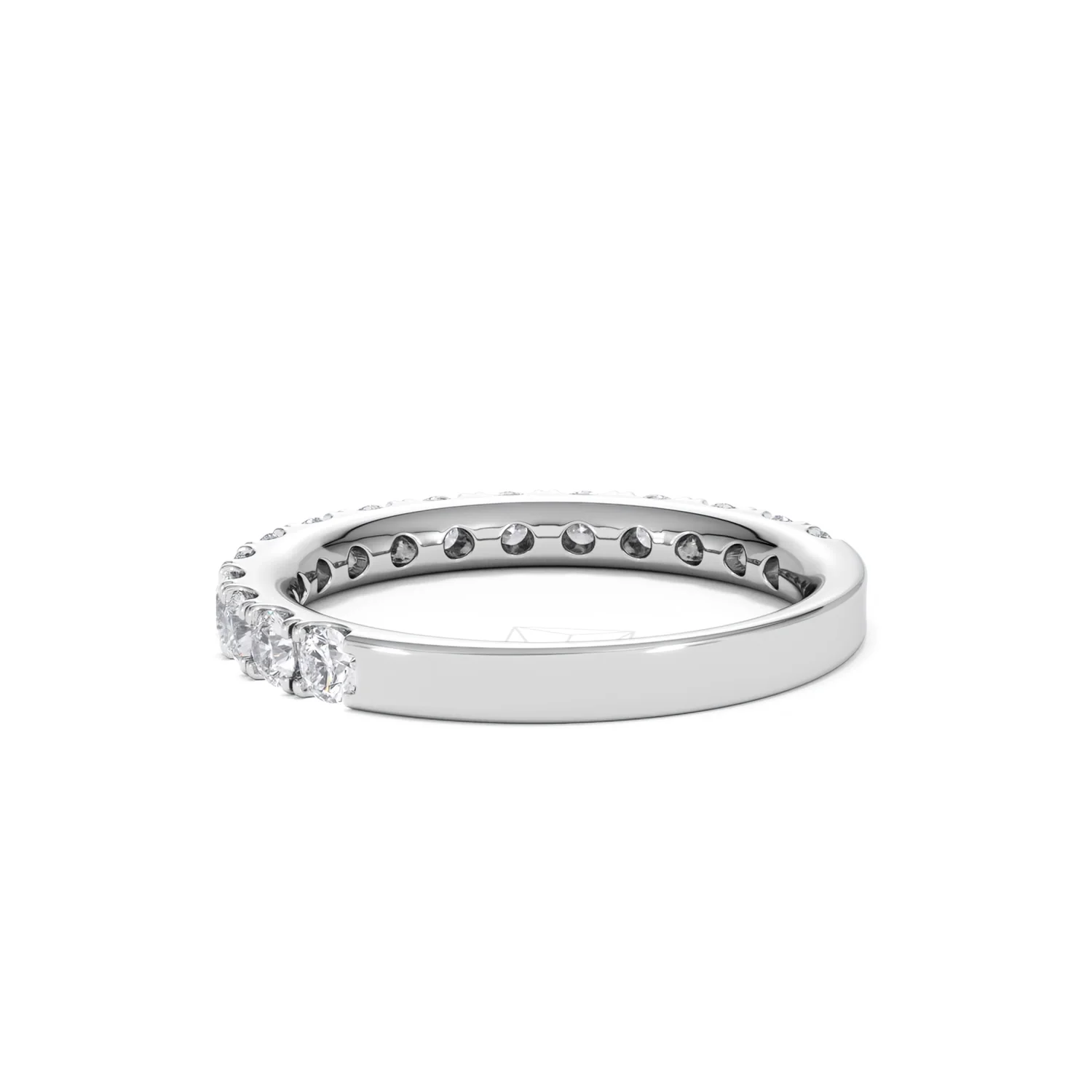 15 Stone Chloe Platinum Lab Diamond Half Eternity Ring 1.00ct G/Vs - Image 58