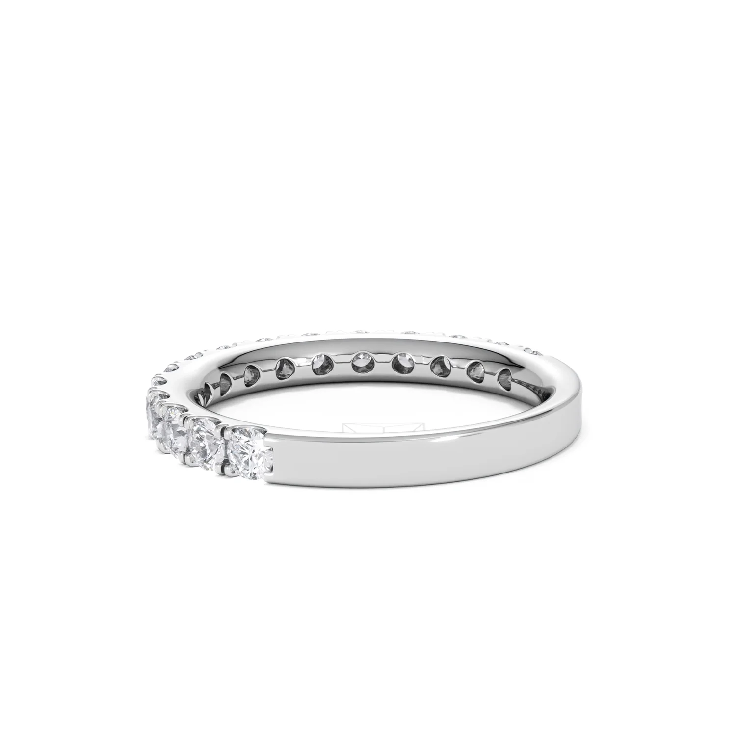 15 Stone Chloe Platinum Lab Diamond Half Eternity Ring 1.00ct G/Vs - Image 60