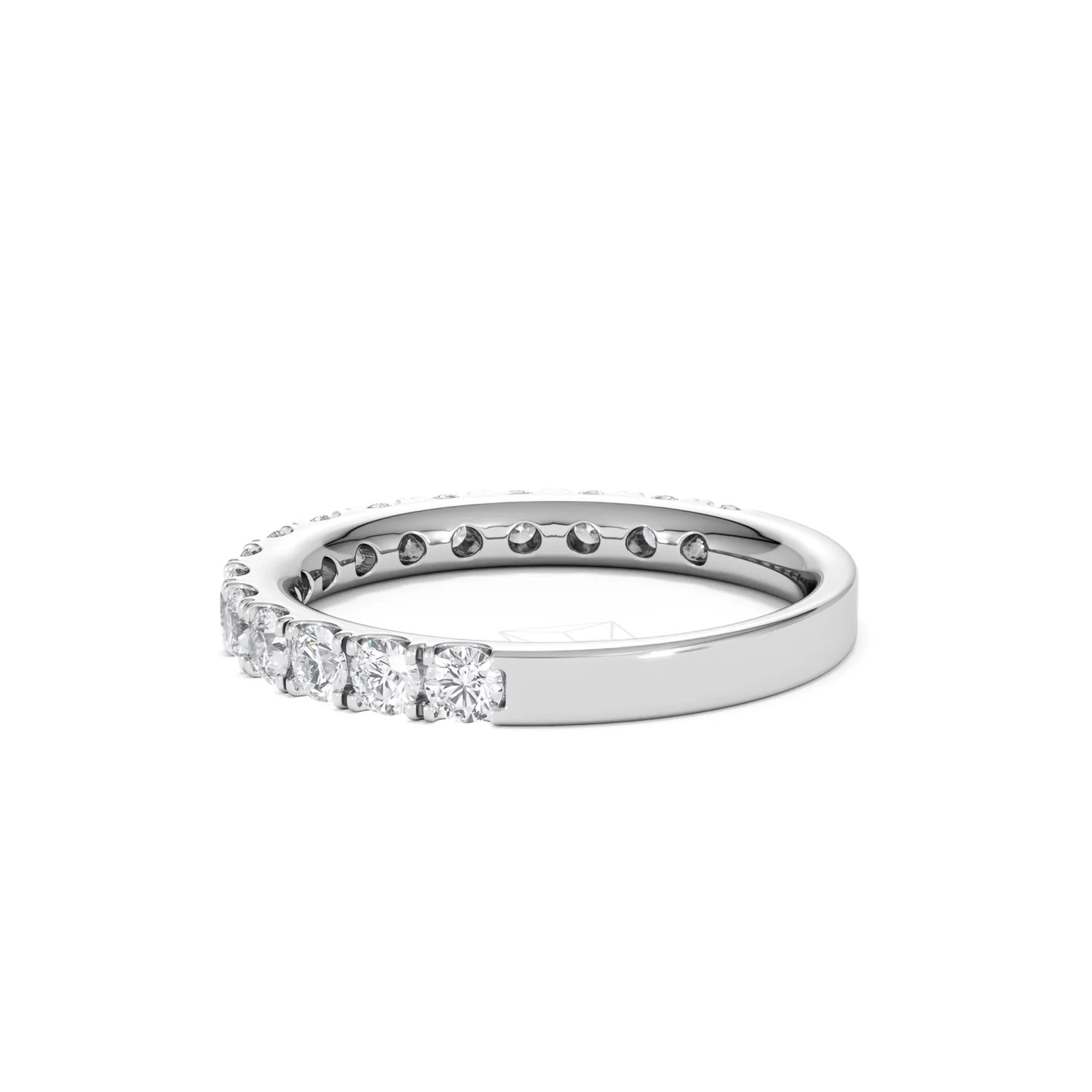 15 Stone Chloe Platinum Lab Diamond Half Eternity Ring 1.00ct G/Vs - Image 64
