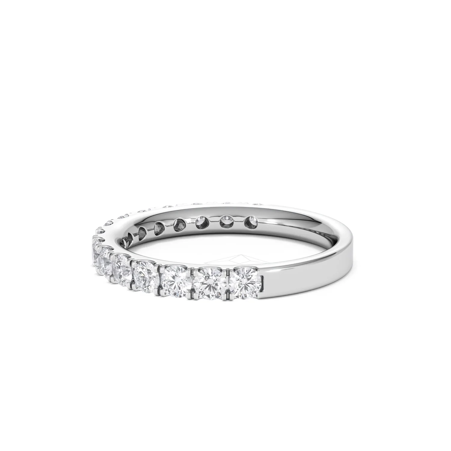 15 Stone Chloe Platinum Lab Diamond Half Eternity Ring 1.00ct G/Vs - Image 69