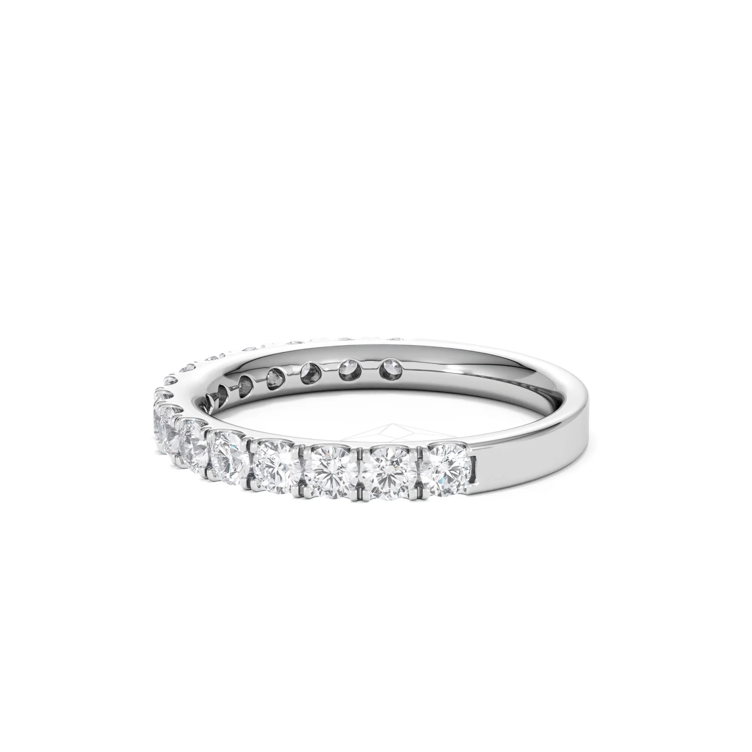 15 Stone Chloe Platinum Lab Diamond Half Eternity Ring 1.00ct G/Vs - Image 71