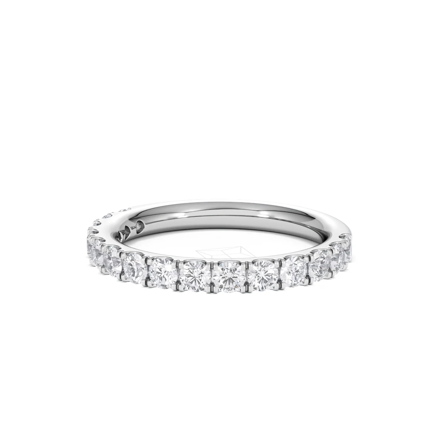 15 Stone Chloe Platinum Lab Diamond Half Eternity Ring 1.00ct G/Vs - Image 84