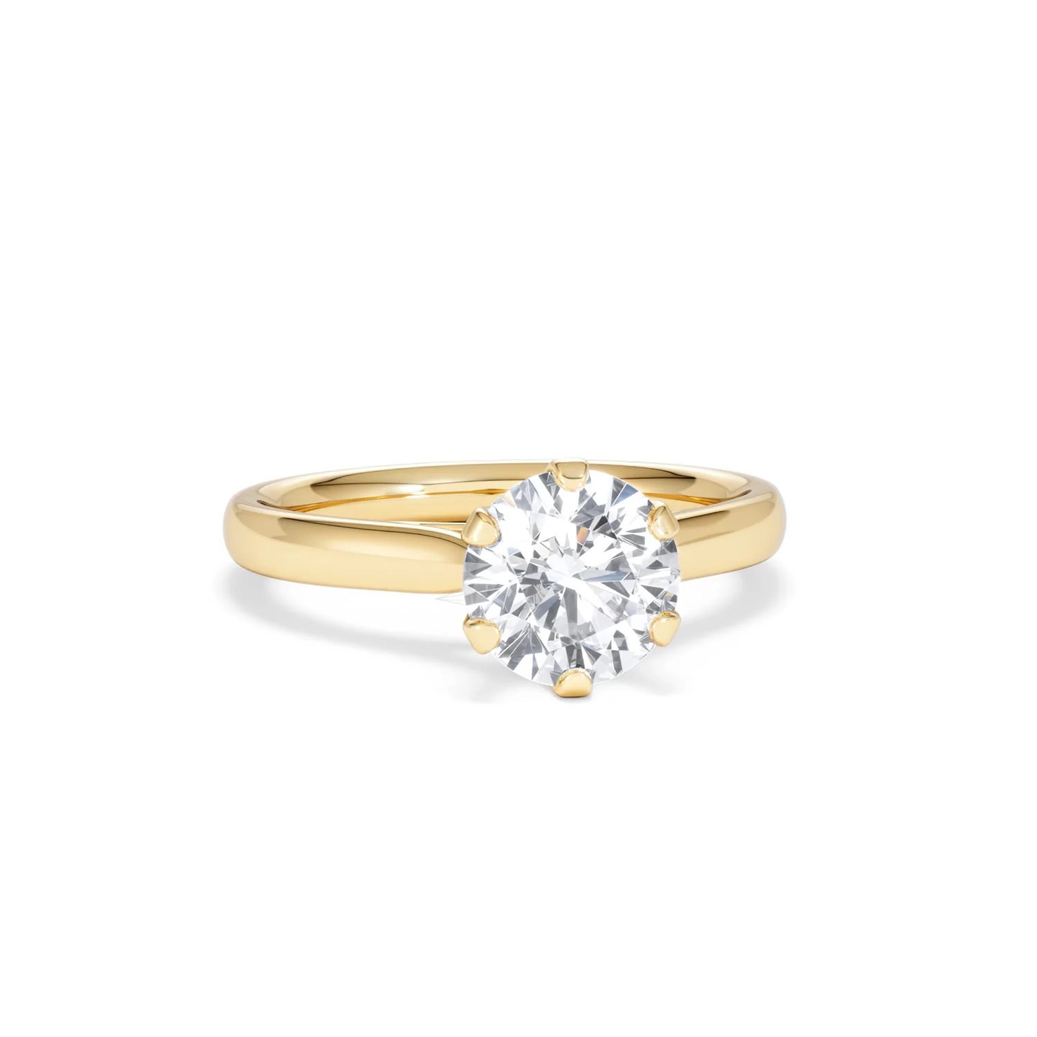 1.50 Carat Diamond Engagement Ring High Set Chloe Lab F/VS1 18K Gold - Image 10