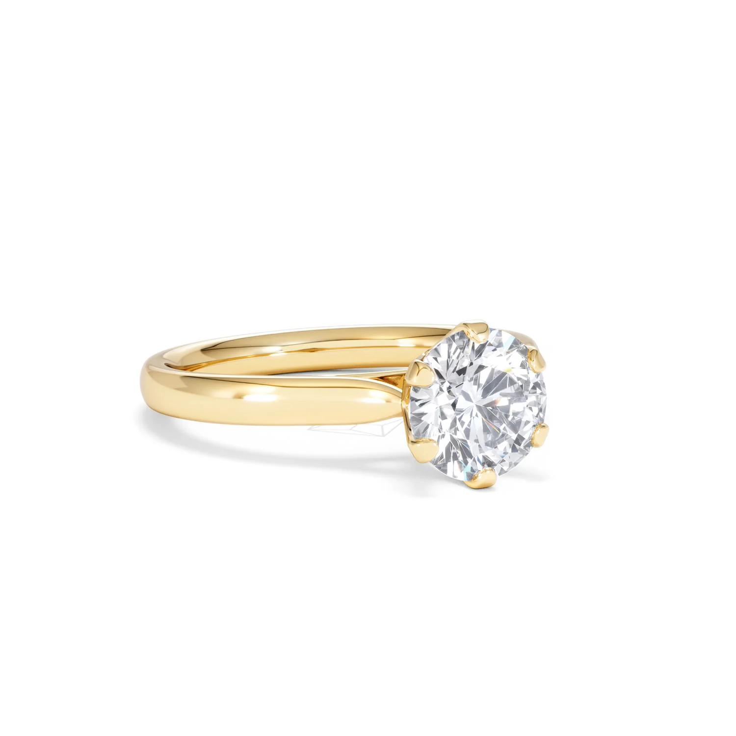 1.50 Carat Diamond Engagement Ring High Set Chloe Lab F/VS1 18K Gold - Image 14