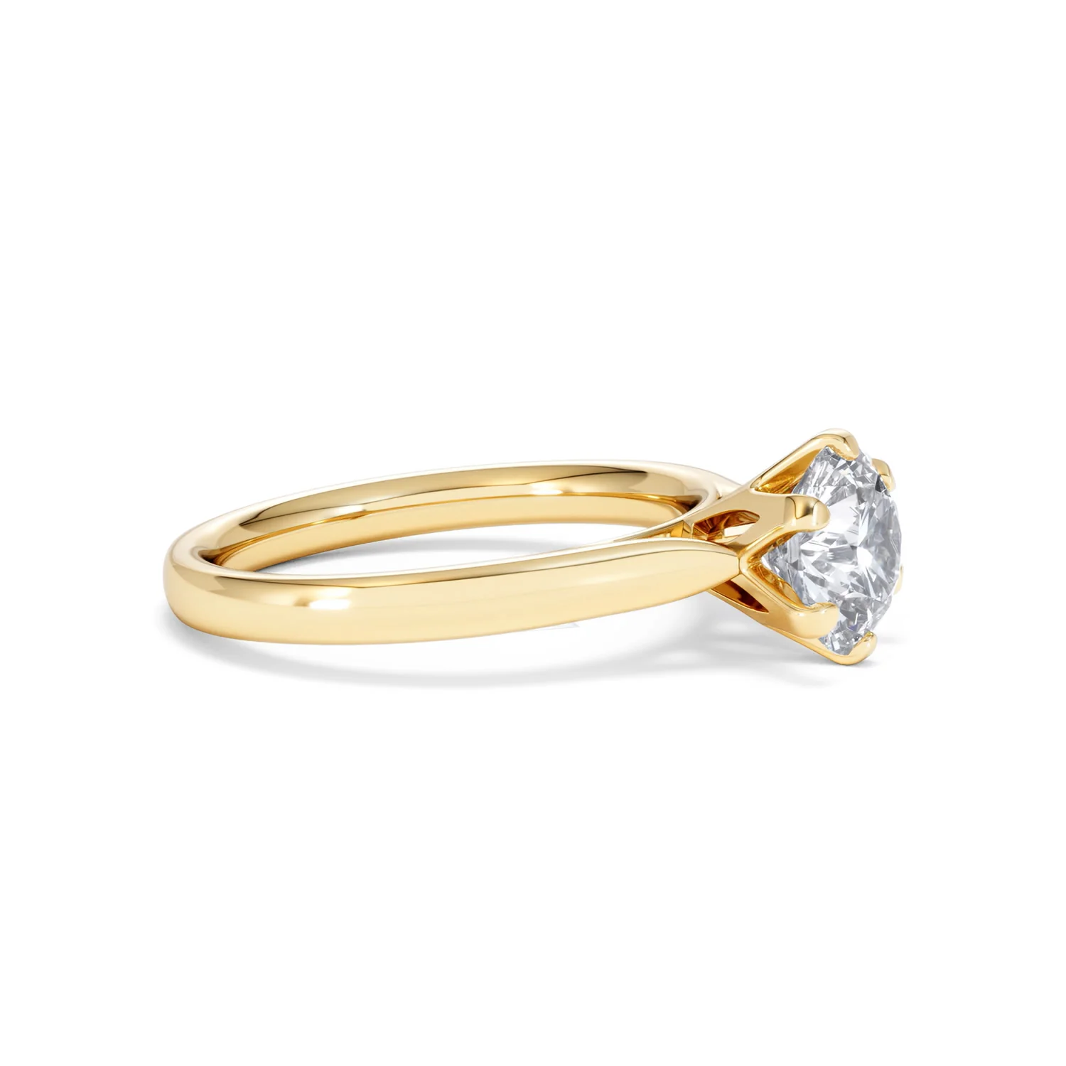 1.50 Carat Diamond Engagement Ring High Set Chloe Lab F/VS1 18K Gold - Image 22