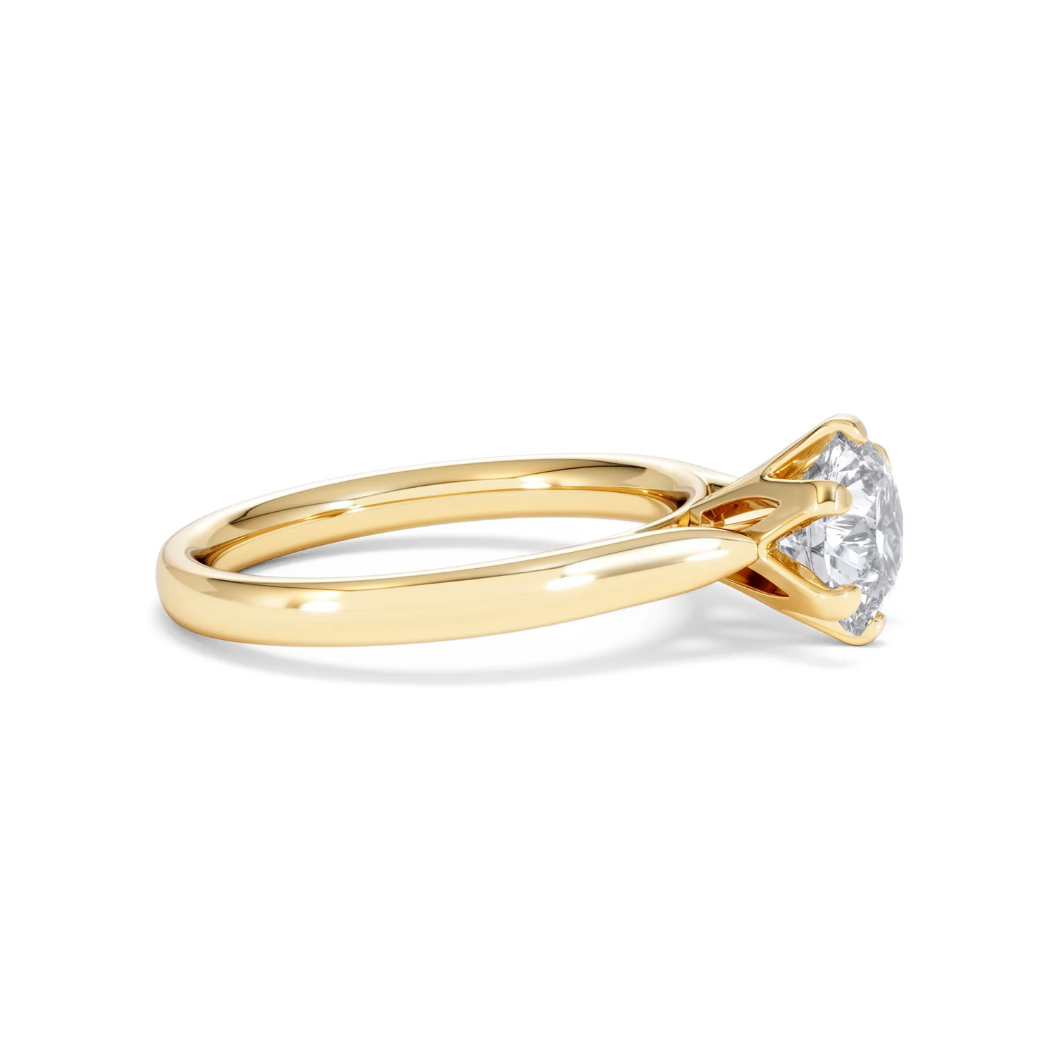 1.50 Carat Diamond Engagement Ring High Set Chloe Lab F/VS1 18K Gold - Image 24