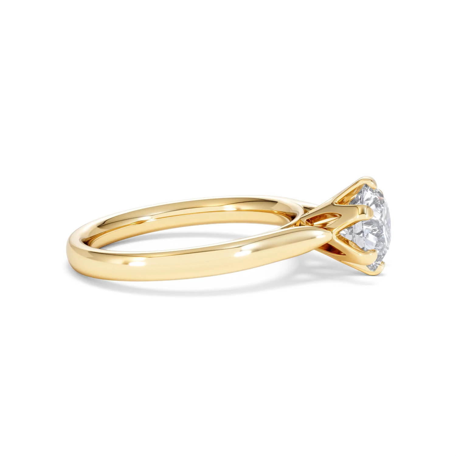 1.50 Carat Diamond Engagement Ring High Set Chloe Lab F/VS1 18K Gold - Image 25