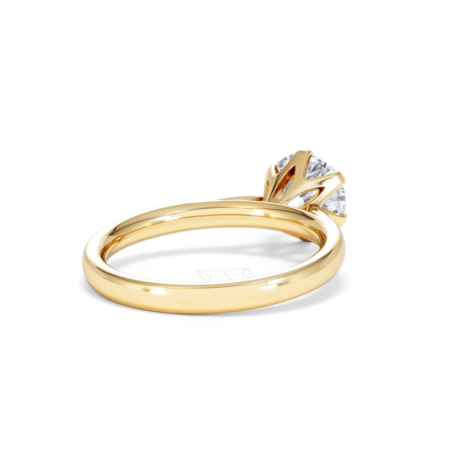 1.50 Carat Diamond Engagement Ring High Set Chloe Lab F/VS1 18K Gold - Image 41
