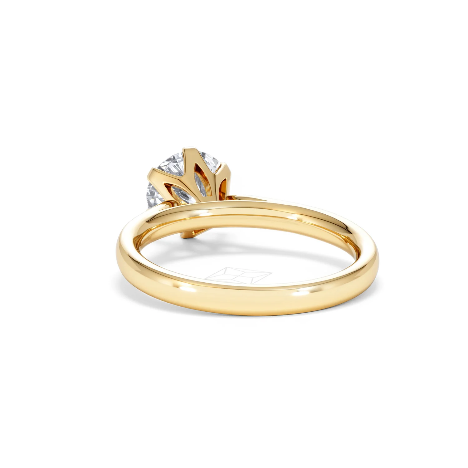 1.50 Carat Diamond Engagement Ring High Set Chloe Lab F/VS1 18K Gold - Image 52